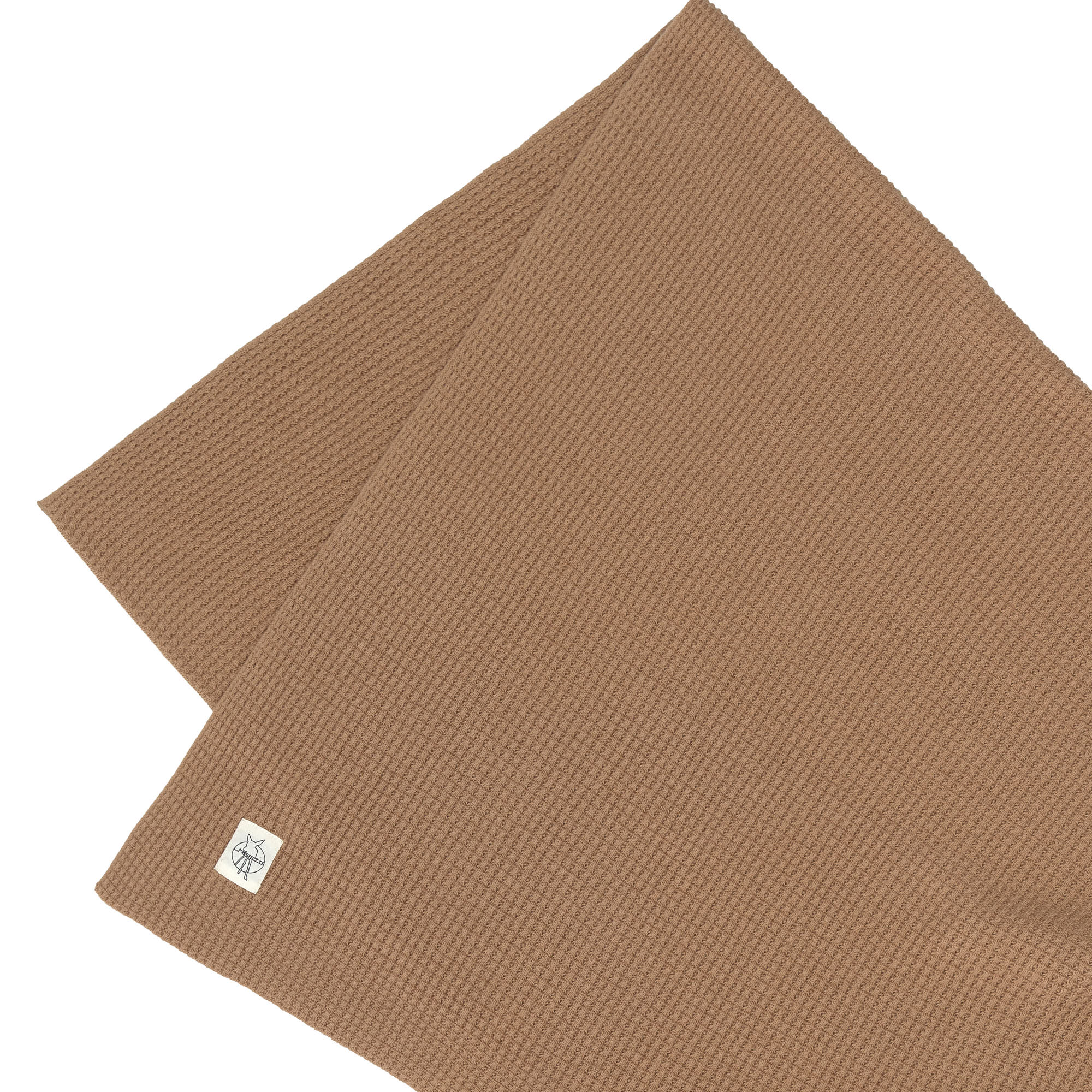 Lässig Knitted Blanket GOTS Nubs light brown 80 x 100 cm - 4
