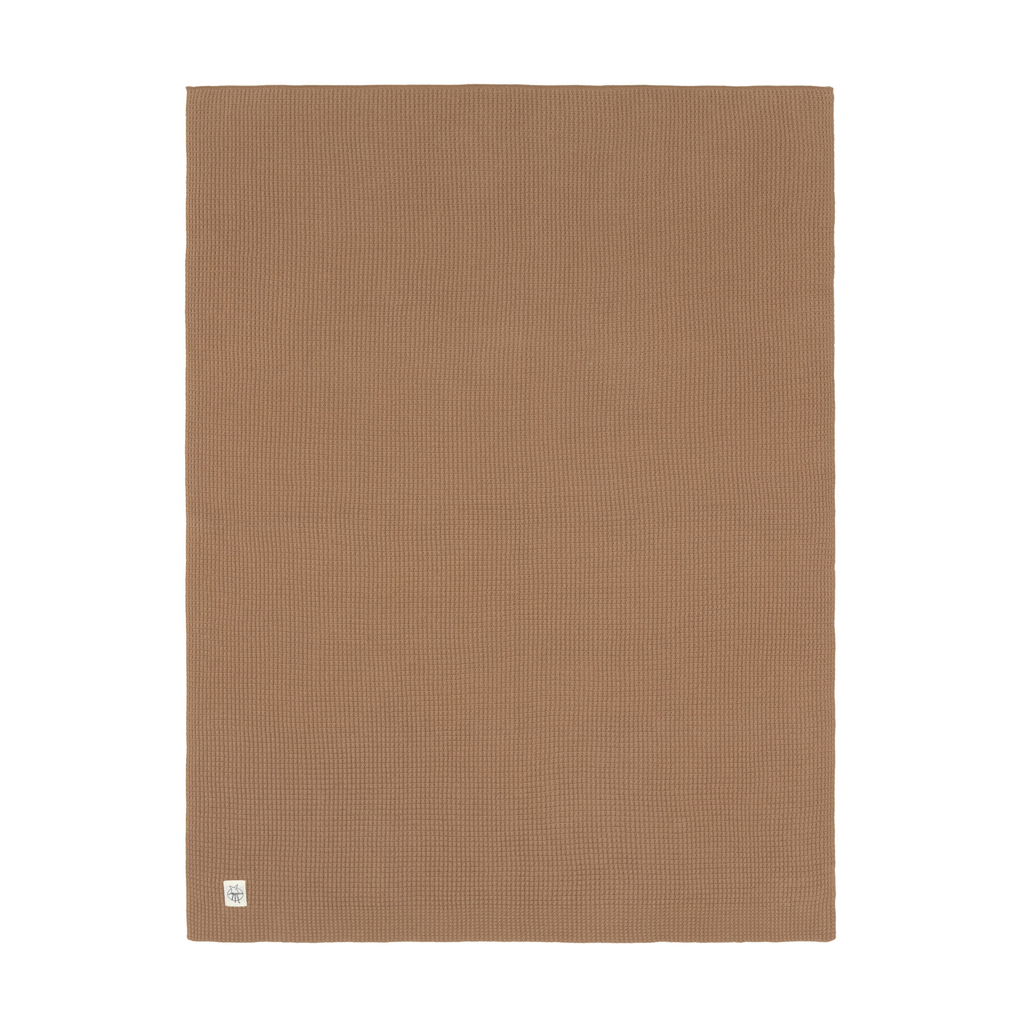 Lässig Knitted Blanket GOTS Nubs light brown 80 x 100 cm