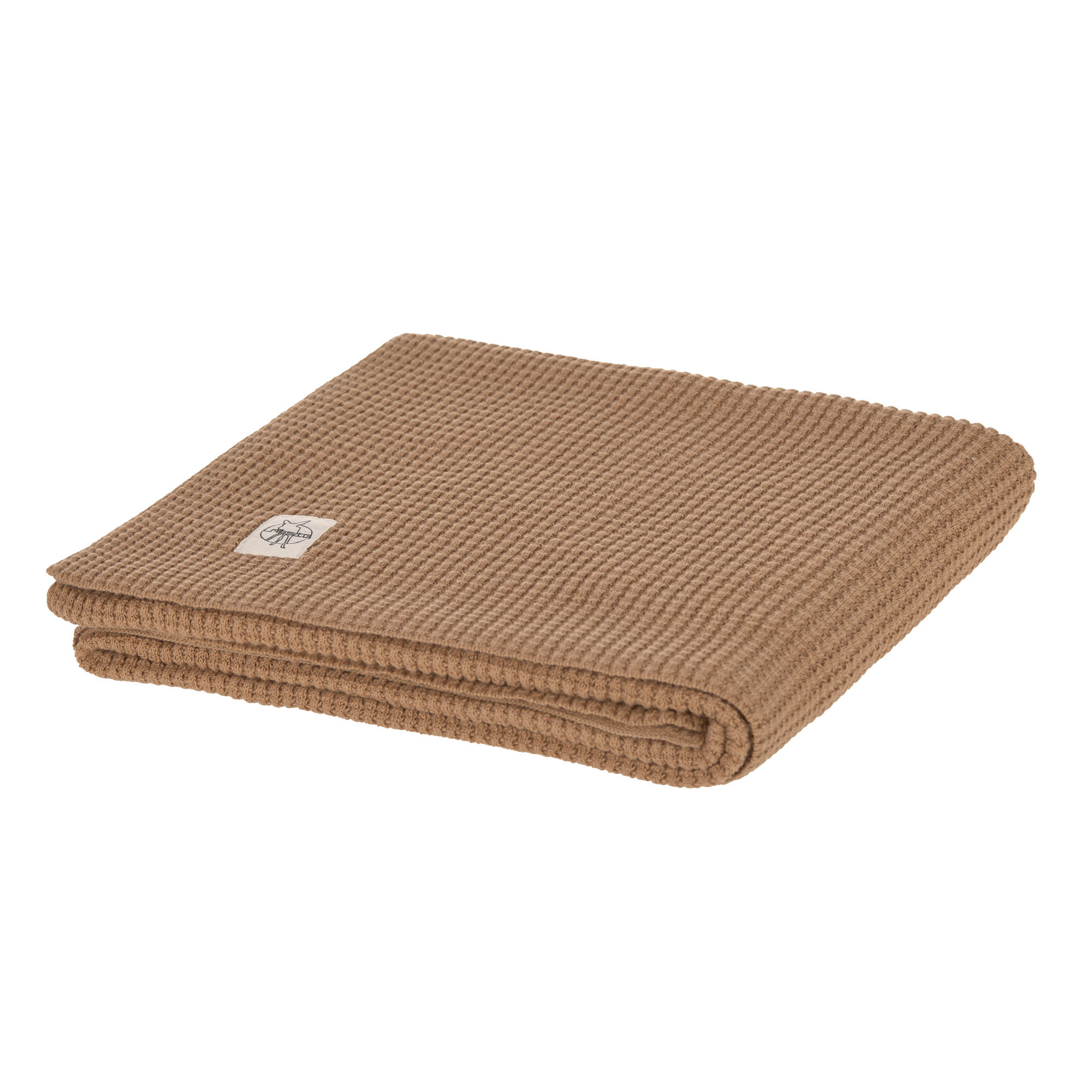 Lässig Knitted Blanket GOTS Nubs light brown 80 x 100 cm - 3