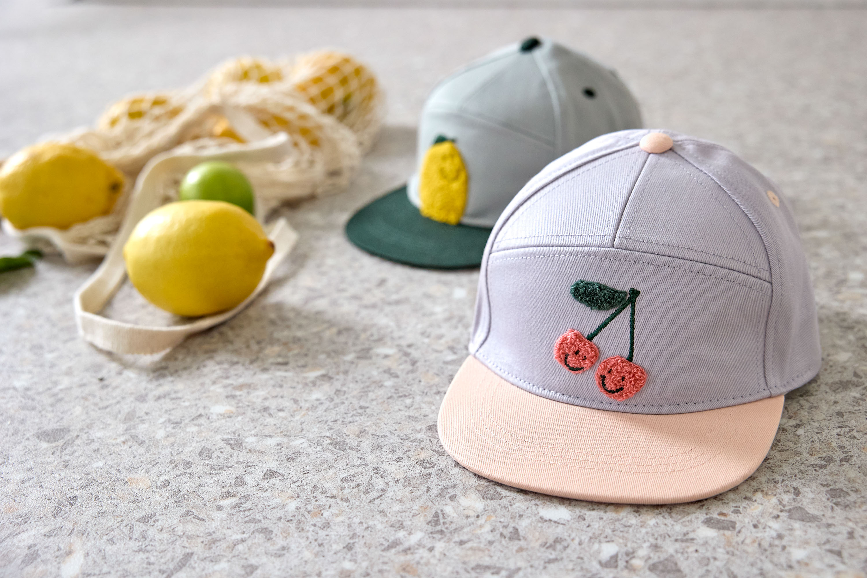 Lässig Kids Skater Cap Lemon light blue/dark gree 2-6 yea - 8