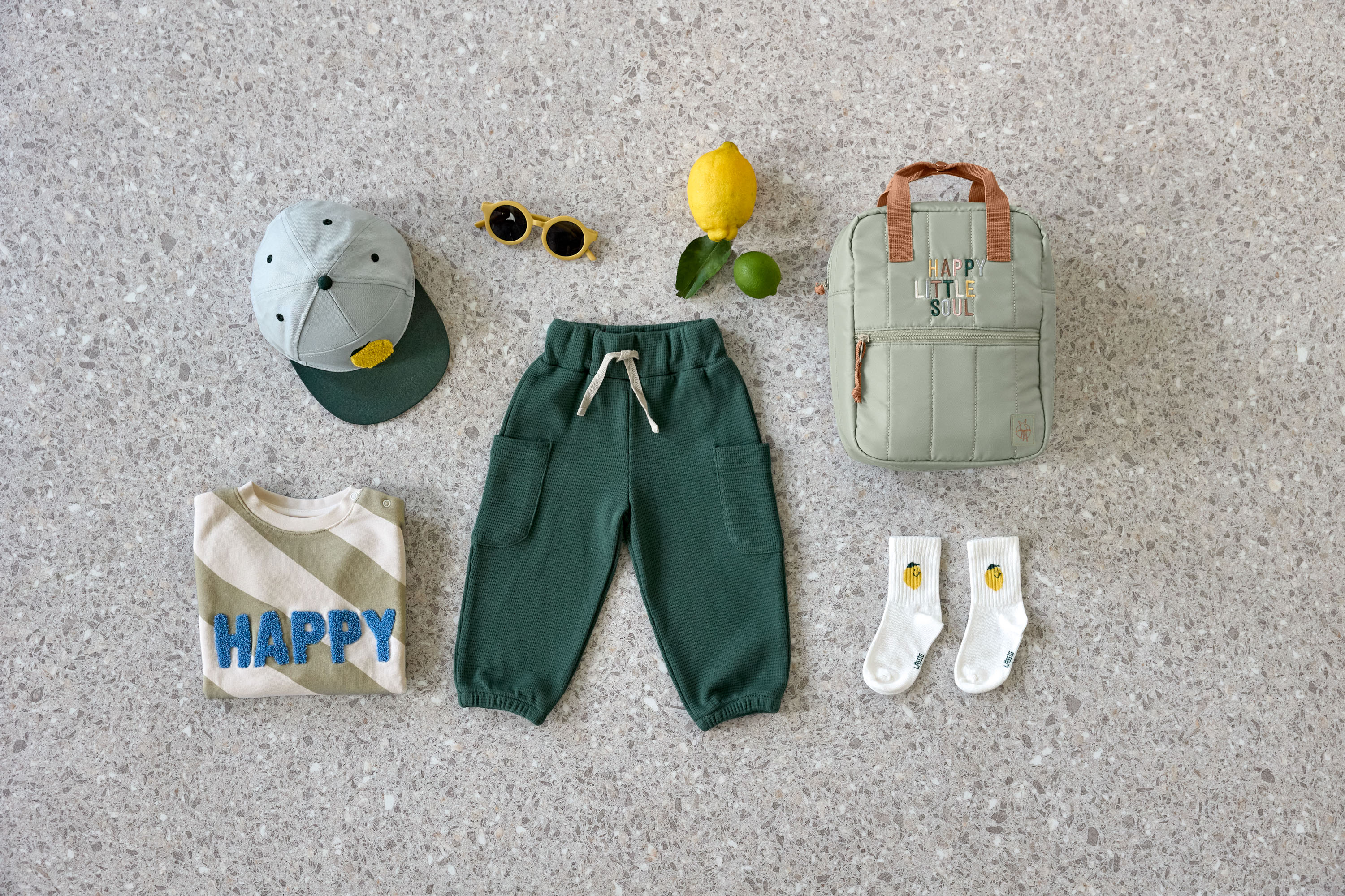 Lässig Kids Skater Cap Lemon light blue/dark gree 2-6 yea - 2