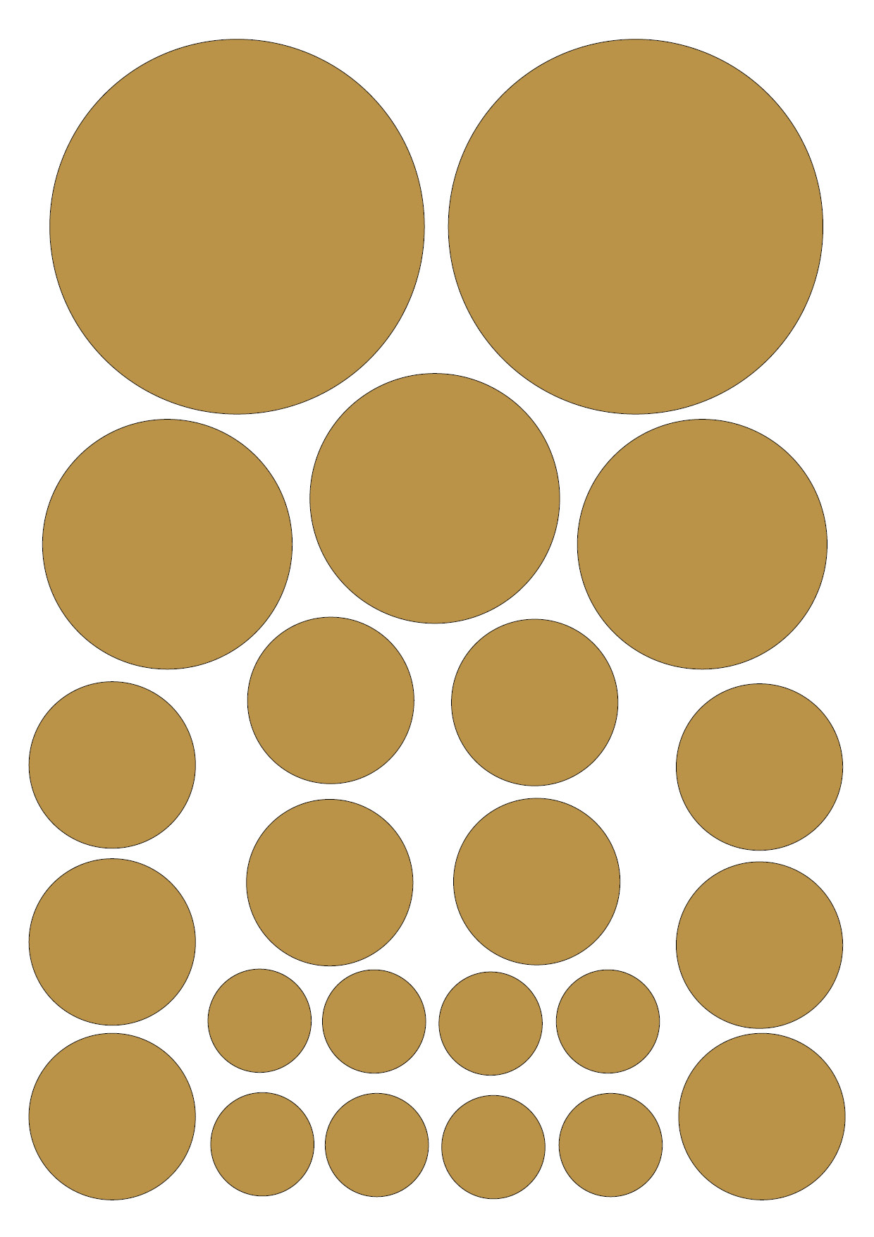 Stickyfront Dots - 6