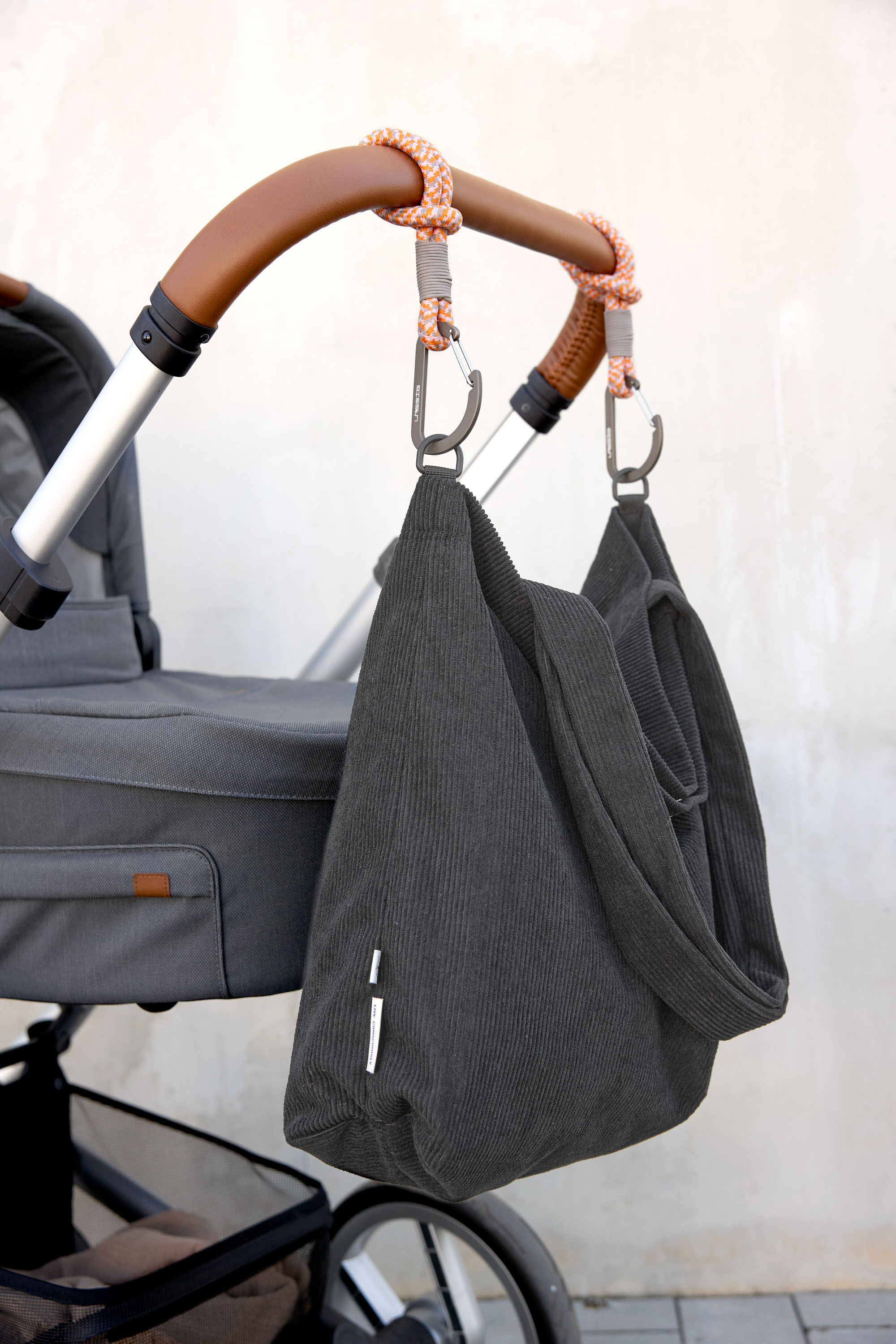 Lässig CAS MIX Stroller Hooks Cord 2 pcs - 3