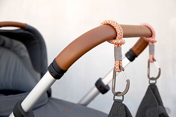 Lässig CAS MIX Stroller Hooks Cord 2 pcs