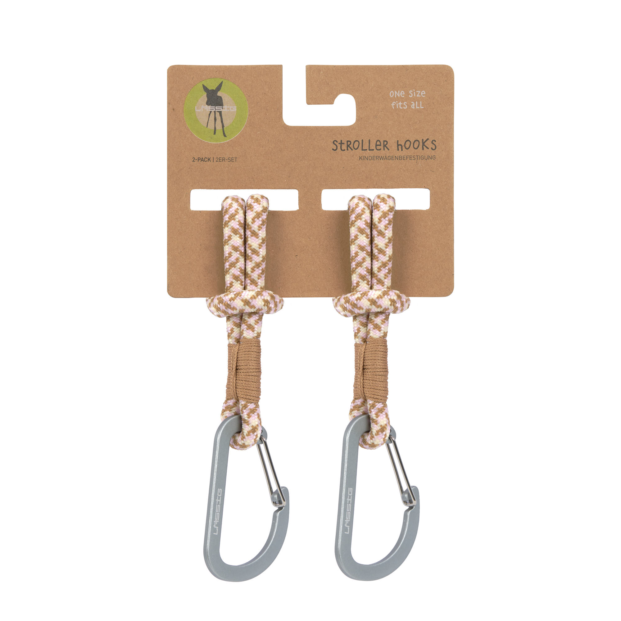 Lässig CAS MIX Stroller Hooks Cord 2 pcs - 4