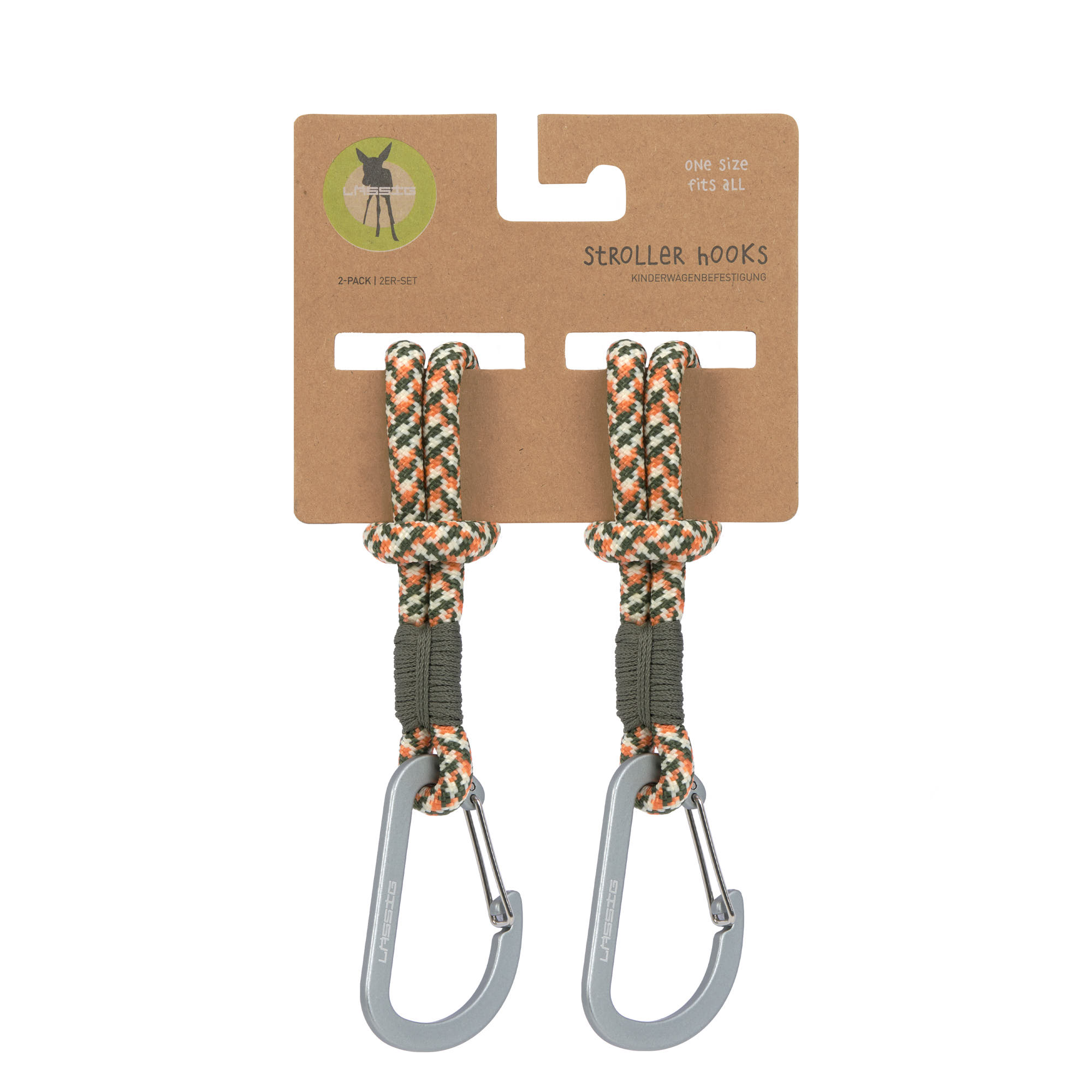 Lässig CAS MIX Stroller Hooks Cord 2 pcs - 4