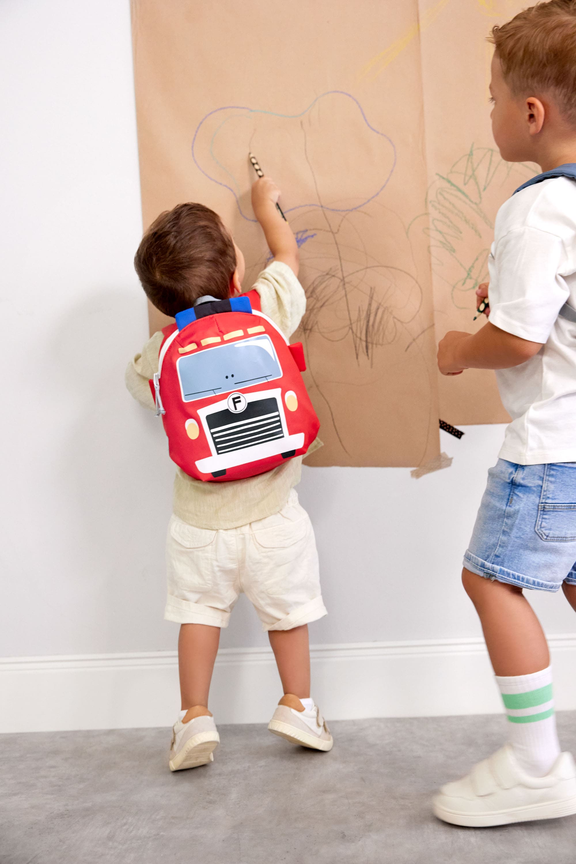 Lässig Tiny Backpack Tiny Drivers Fire Engine - 2