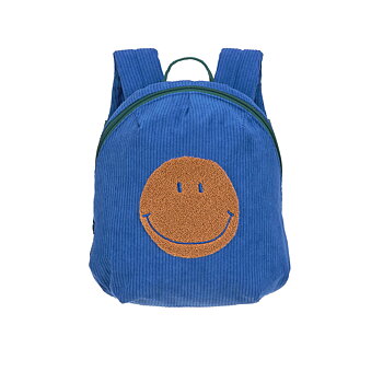 Lässig Tiny Backpack Cord Little Gang Smile blue
