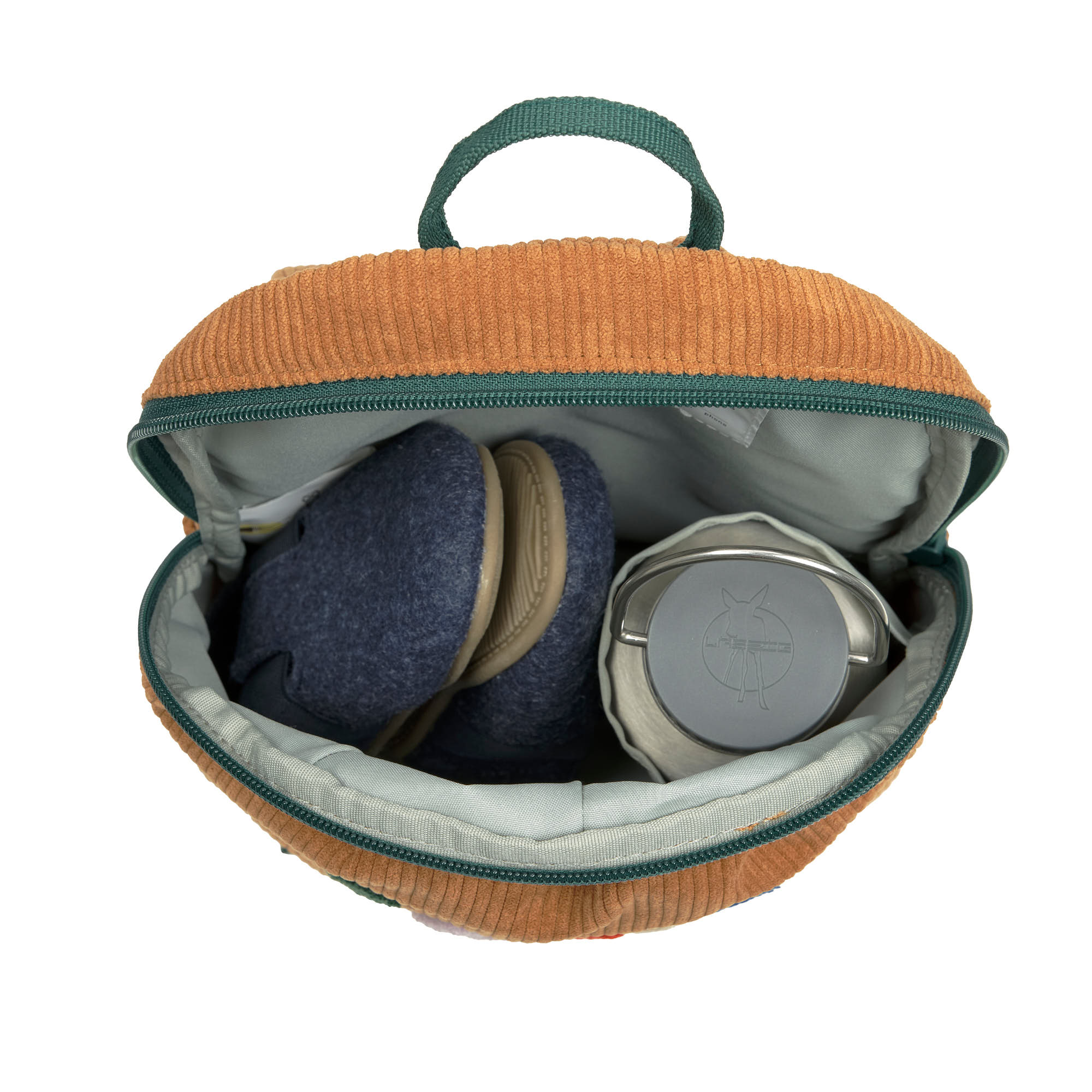 Lässig Tiny Backpack Cord Little Gang Smile caramel - 10