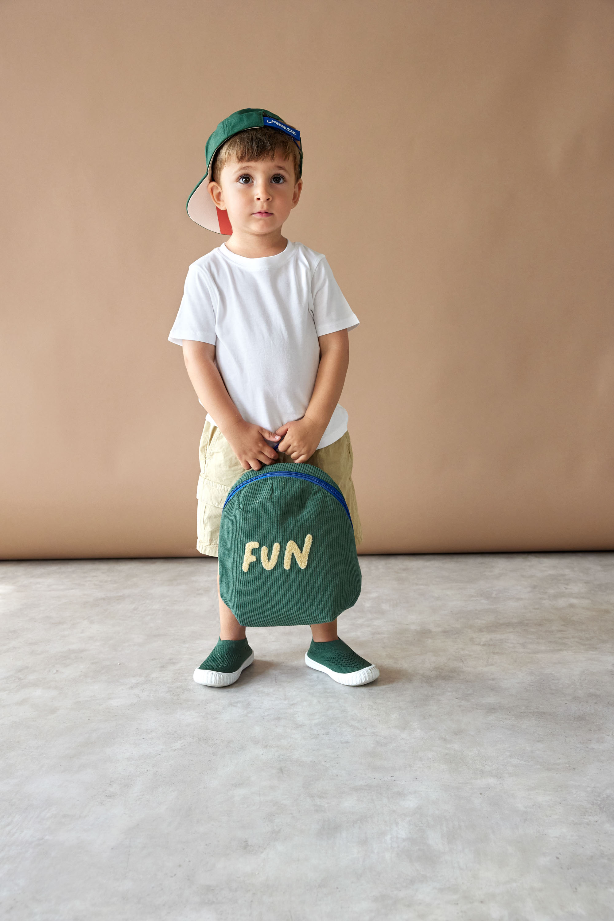 Lässig Tiny Backpack Cord Little Gang Fun ocean green - 12