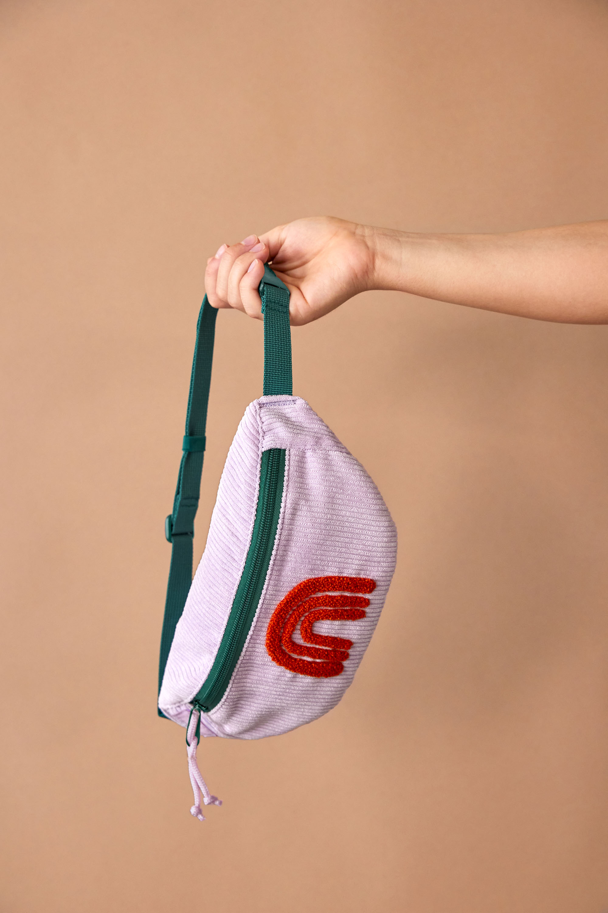 Lässig Mini Bum Bag Cord Little Gang Rainbow lilac - 16