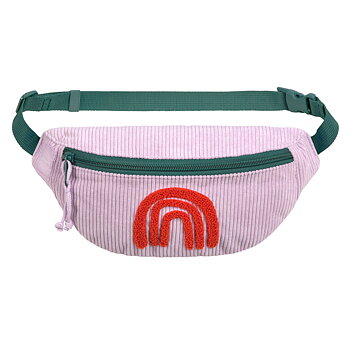 Lässig Mini Bum Bag Cord Little Gang Rainbow lilac
