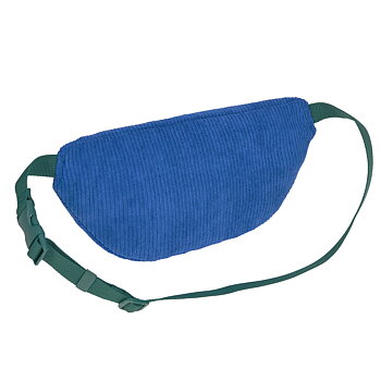 Lässig Mini Bum Bag Cord Little Gang Smile blue