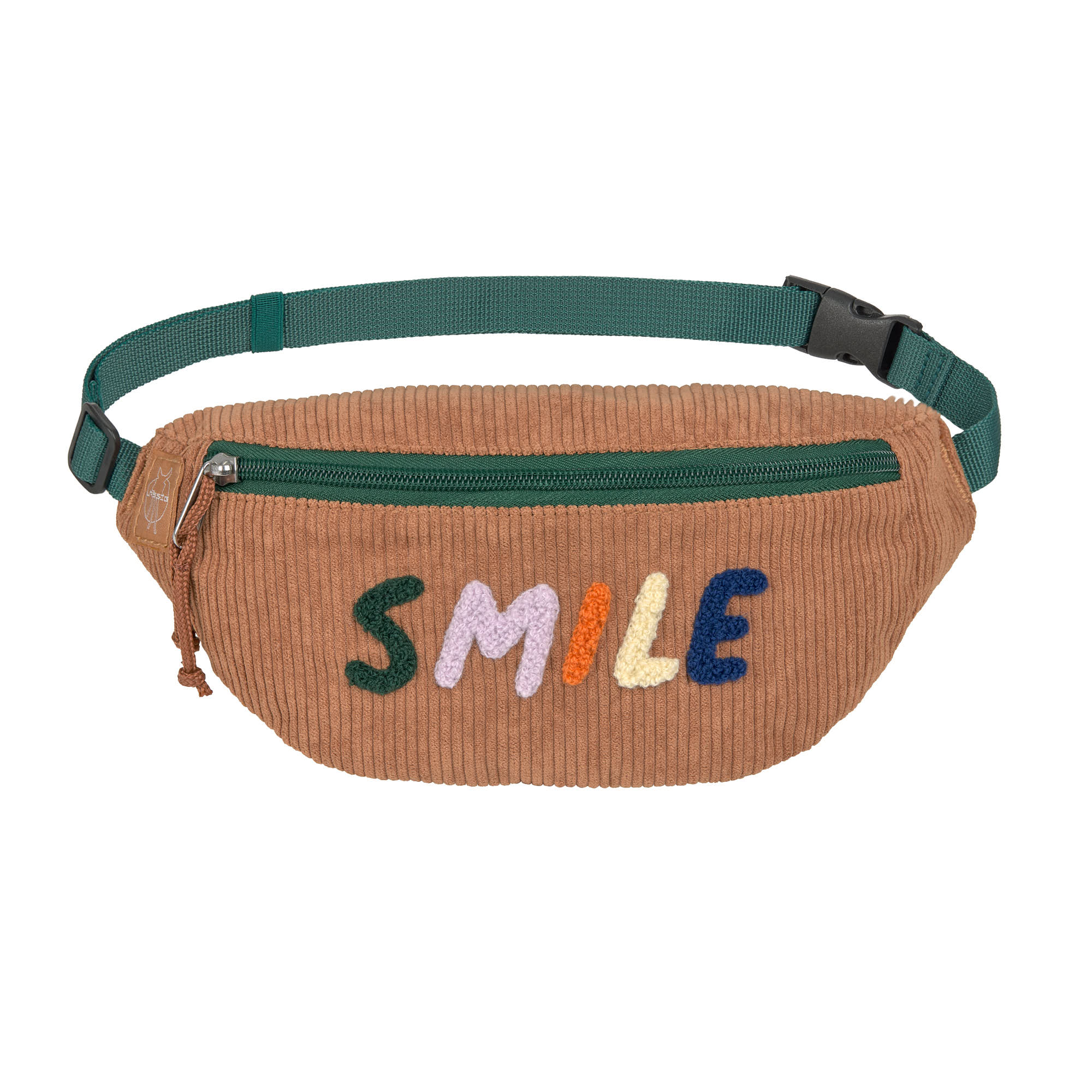 Lässig Mini Bum Bag Cord Little Gang Smile caramel