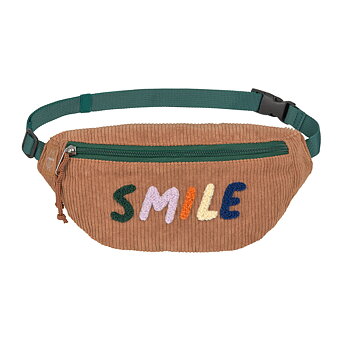Lässig Mini Bum Bag Cord Little Gang Smile caramel
