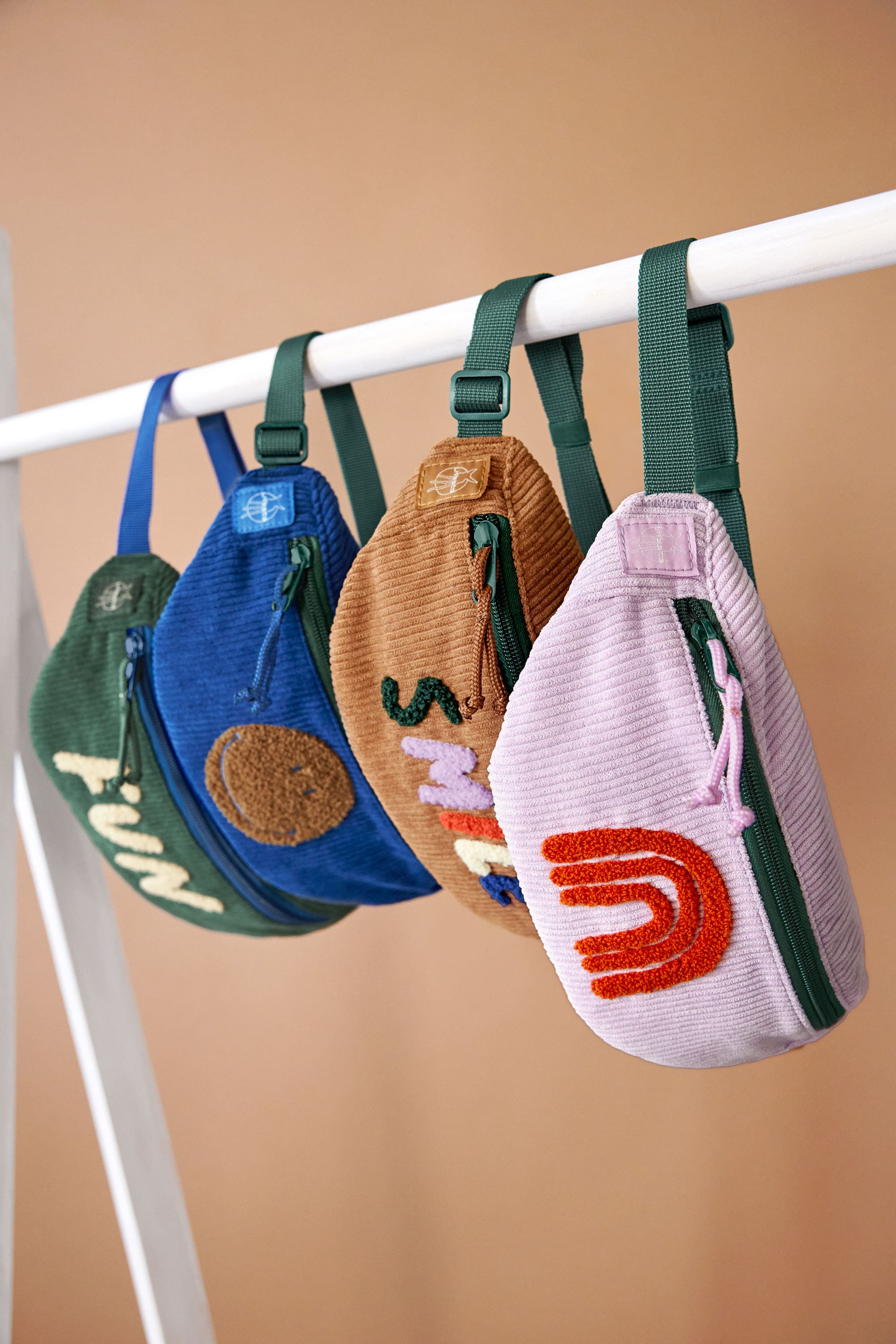 Lässig Mini Bum Bag Cord Little Gang Fun ocean green - 5