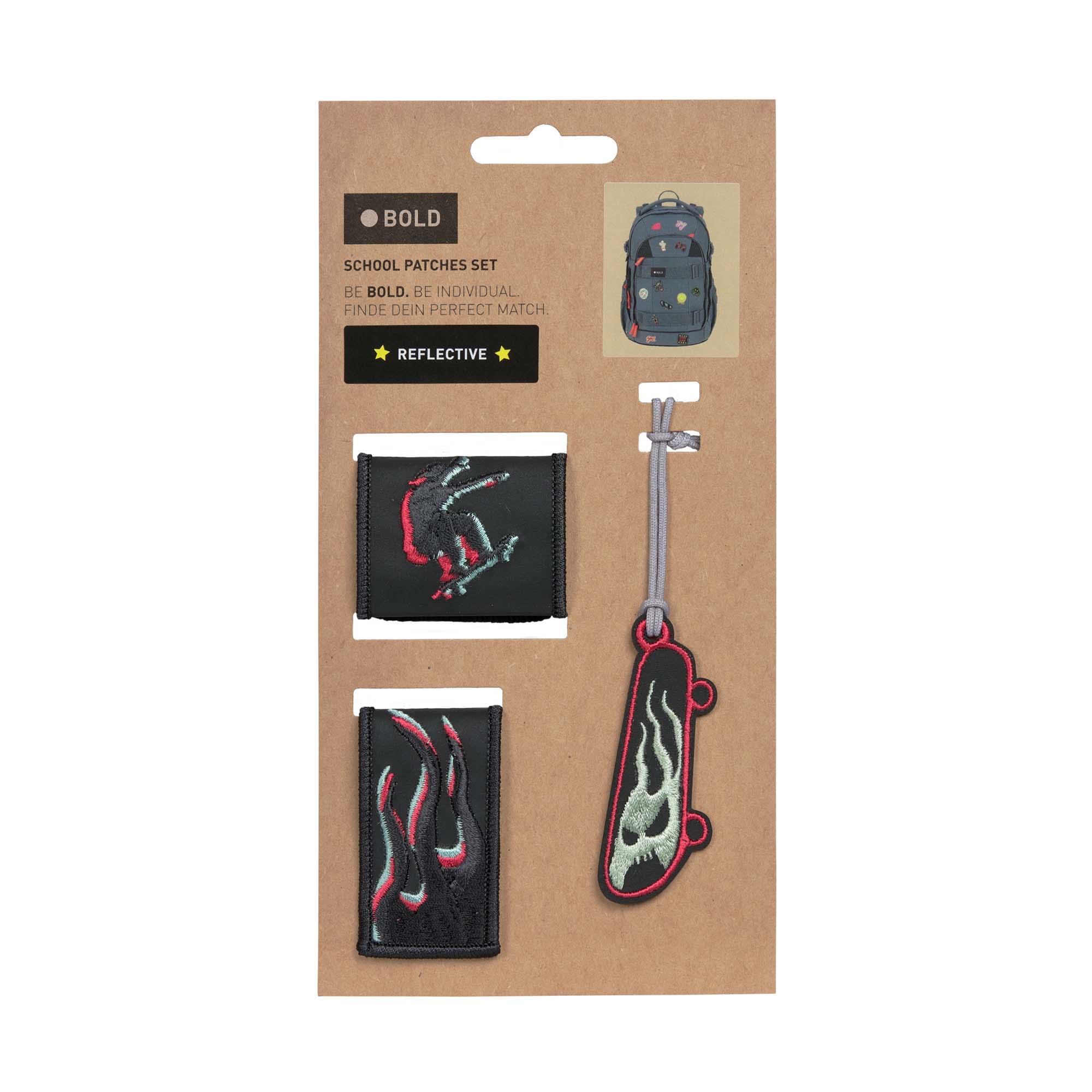 Lässig BOLD Match School Patches Set Skater - 7