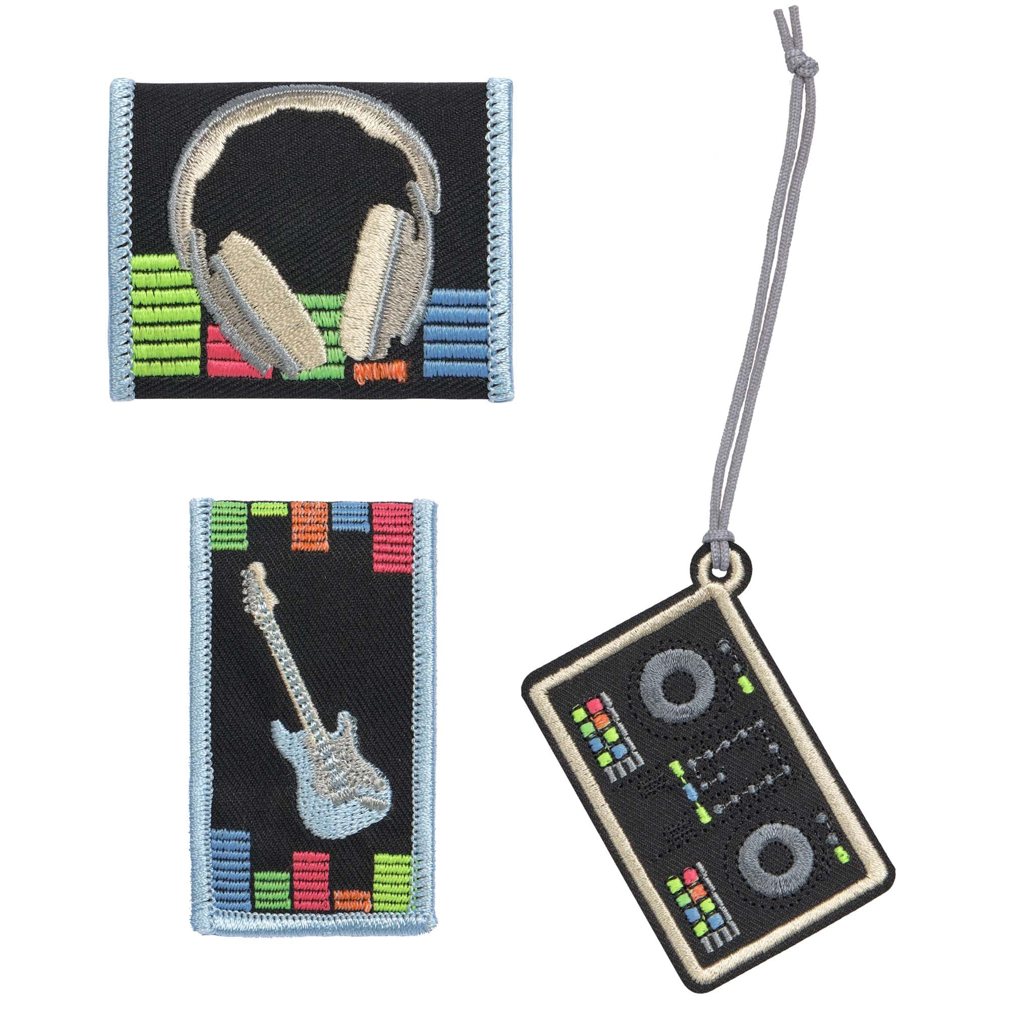Lässig BOLD Match School Patches Set Music