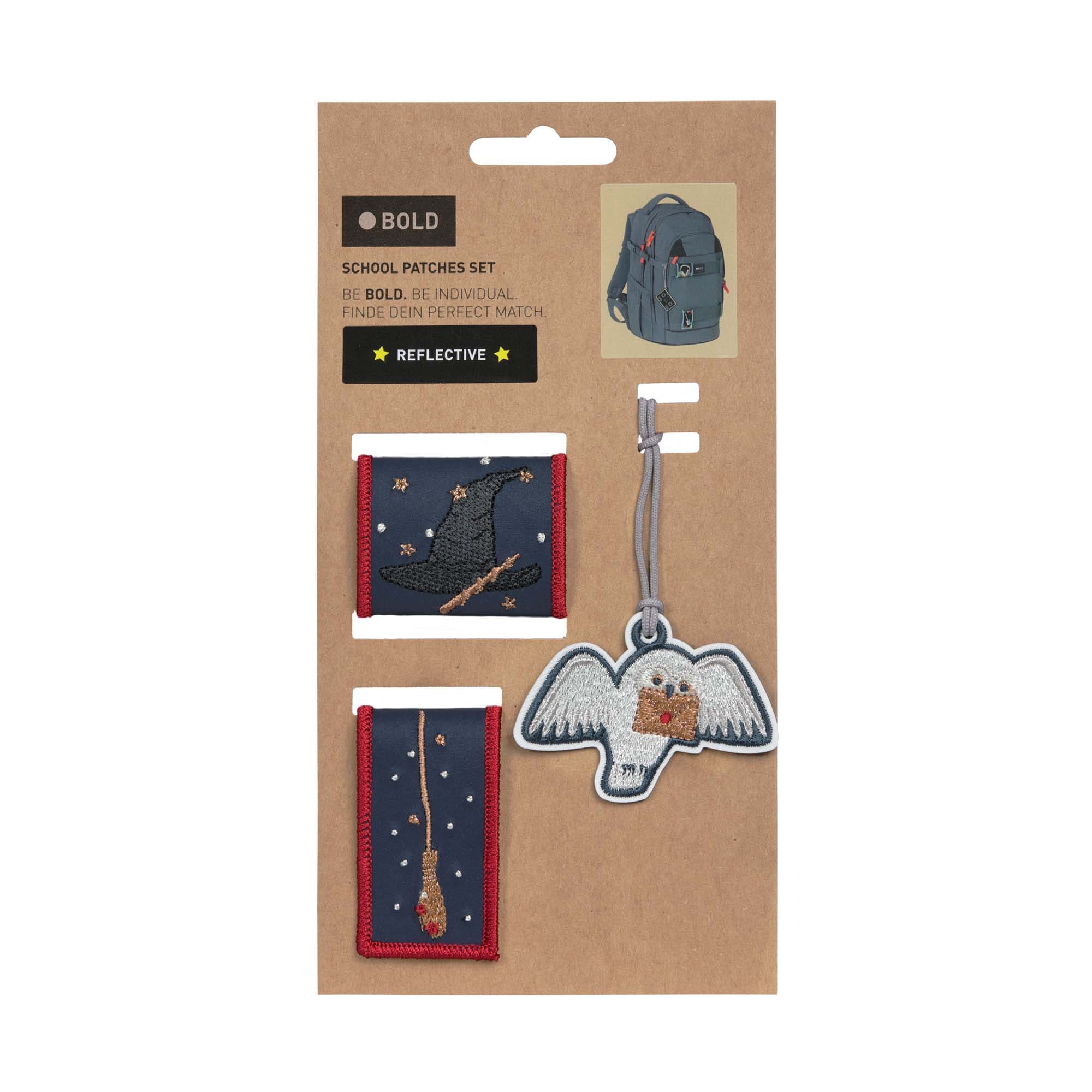 Lässig BOLD Match School Patches Set Witchery - 7