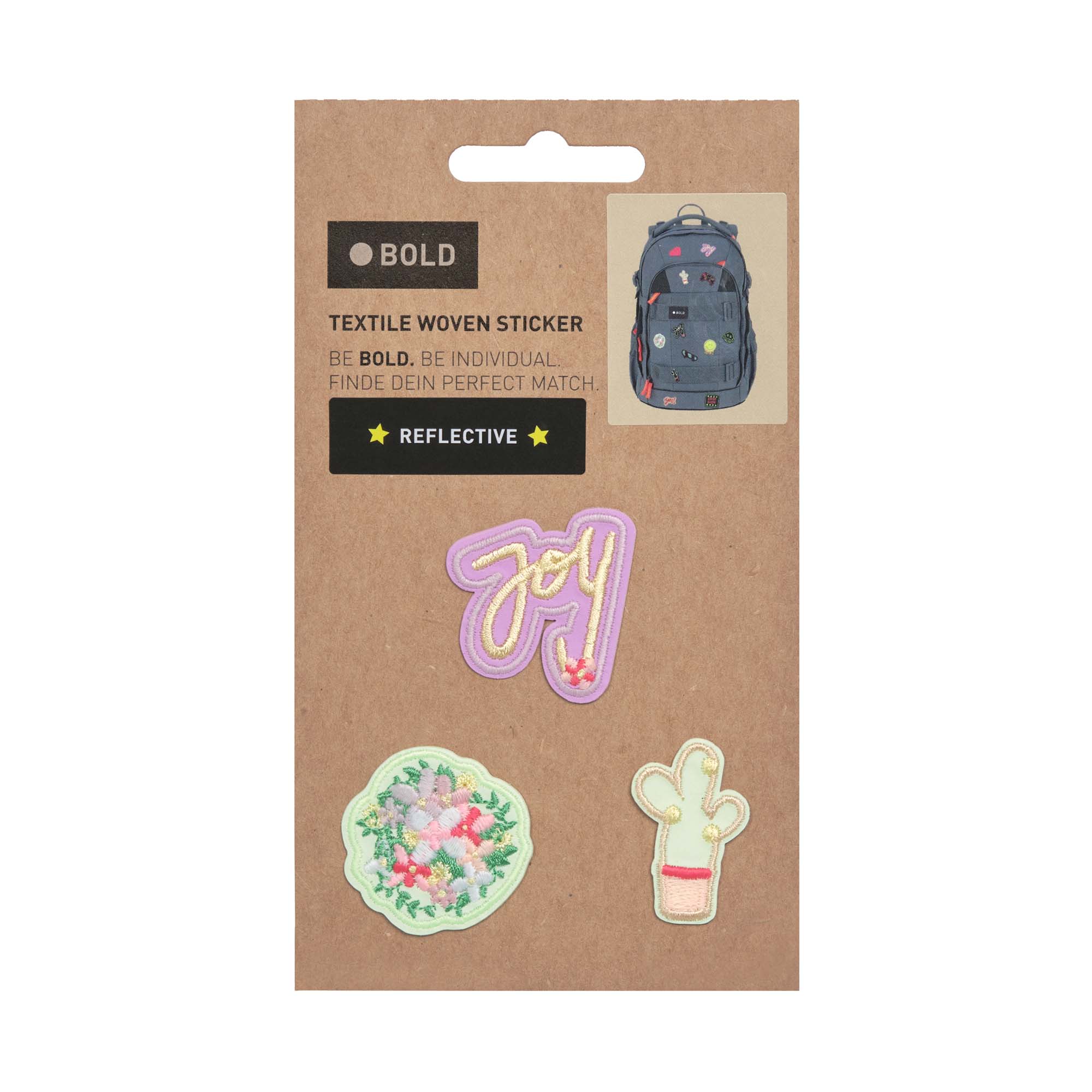 Lässig BOLD Match Textile Sticker Joy purple - 5