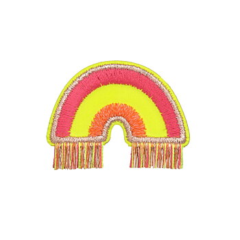Lässig Textile Woven Sticker Stick on Whale pink