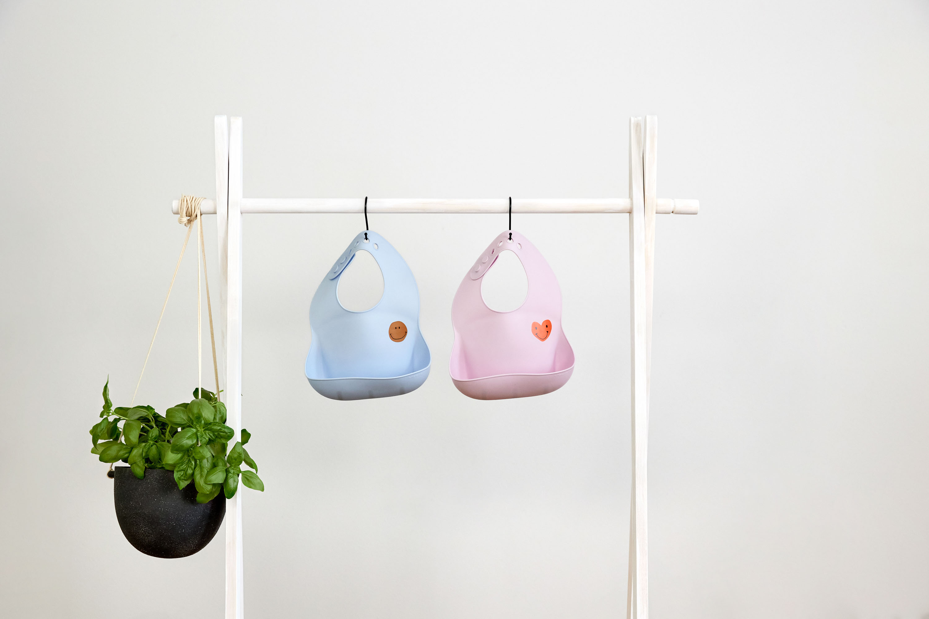 Lässig Silicone Bib Happy Rascals Smile sky blue - 6