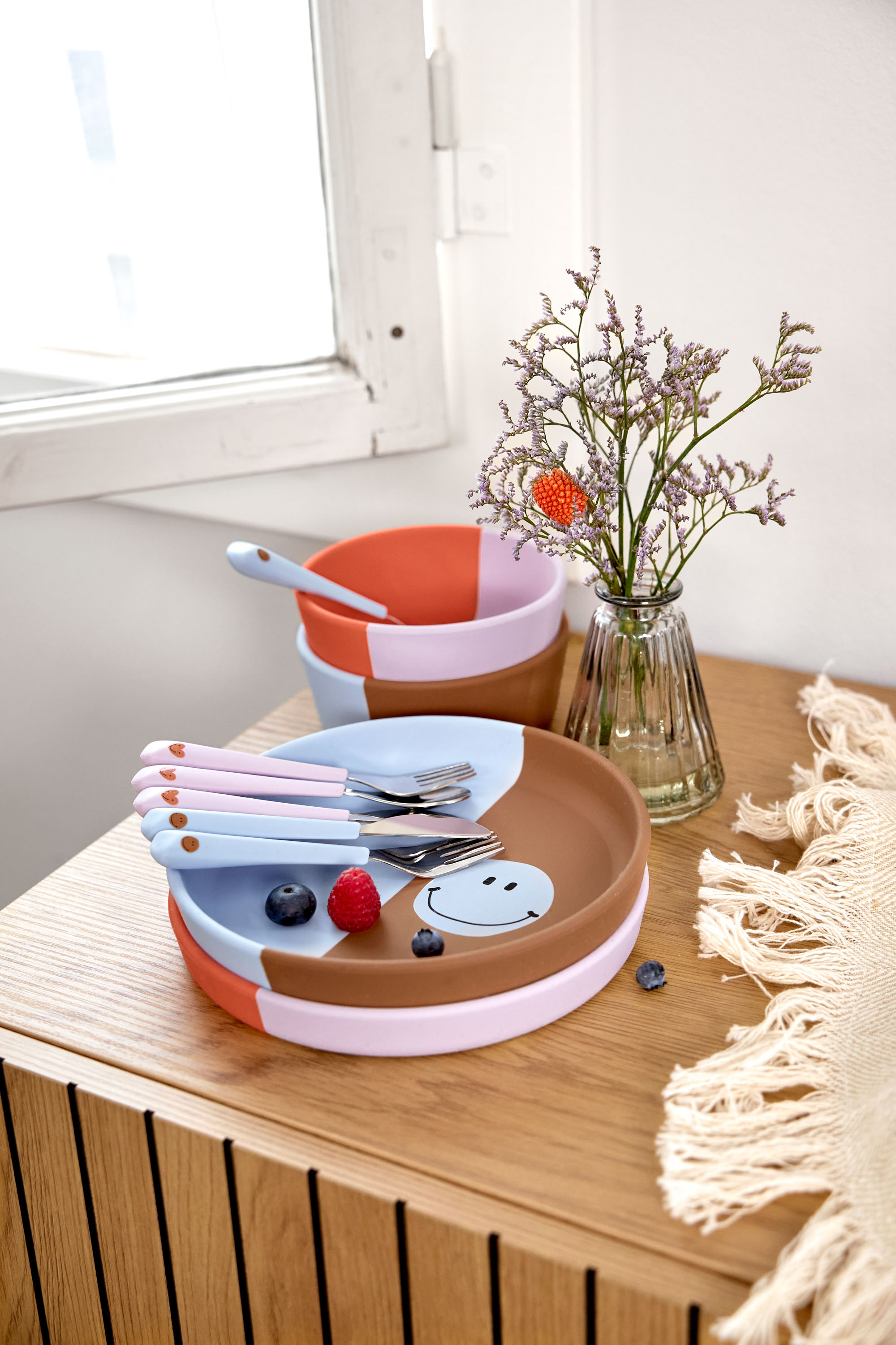 Lässig Cutlery with Silicone Handle 3 pcs Happy Rascals - 5