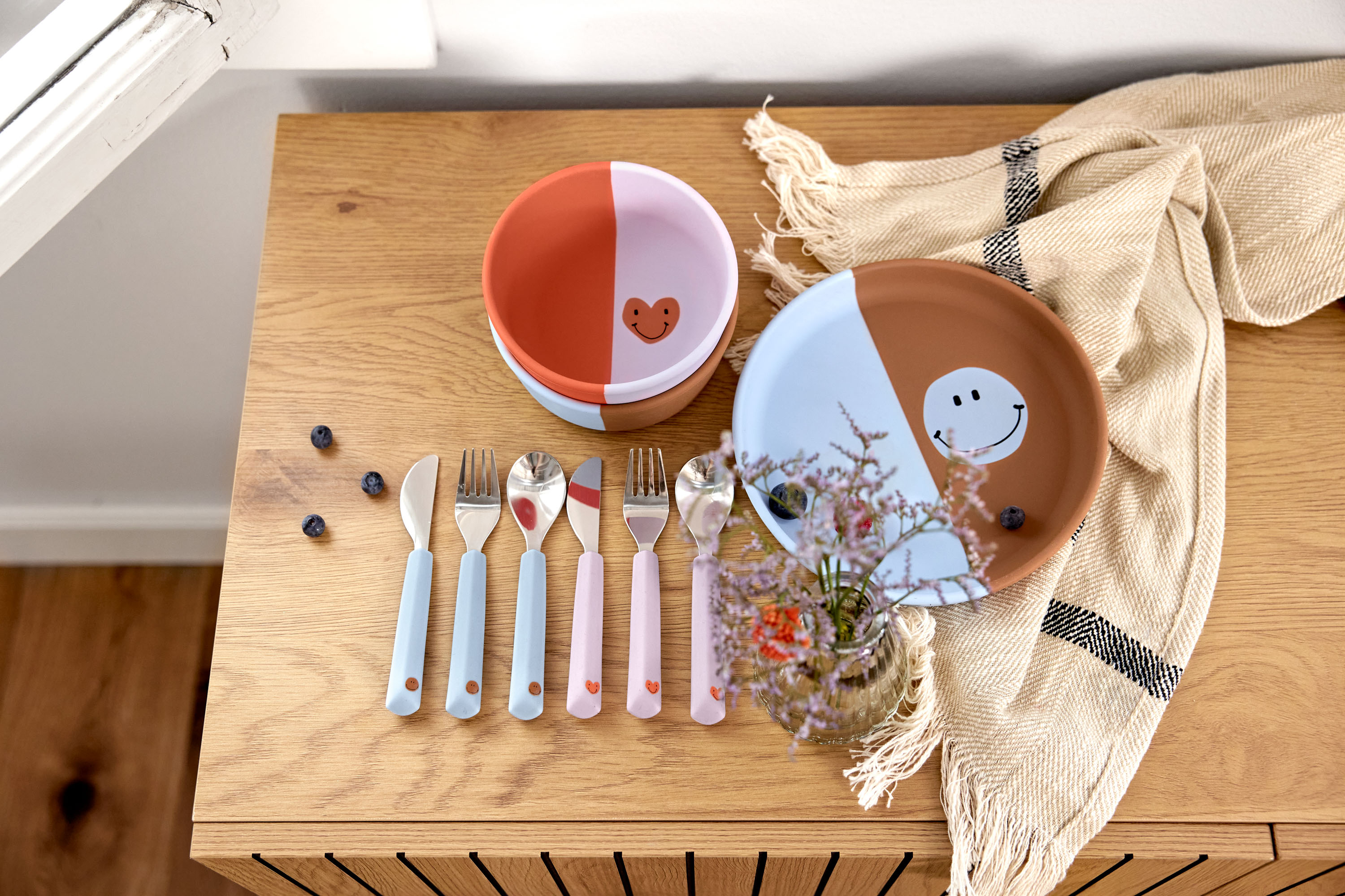 Lässig Cutlery with Silicone Handle 3 pcs Happy Rascals - 6