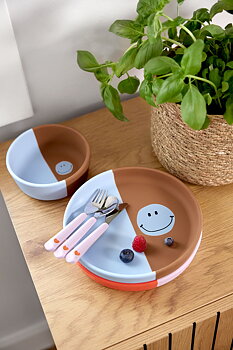 Lässig Cutlery with Silicone Handle 3 pcs Happy Rascals
