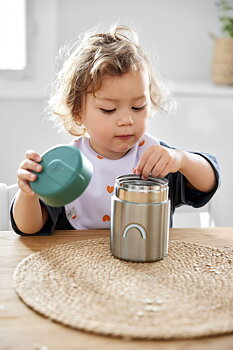Lässig Food Jar Happy Rascals Heart lavender