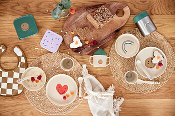 Lässig Plate PP/Cellulose Happy Rascals Heart