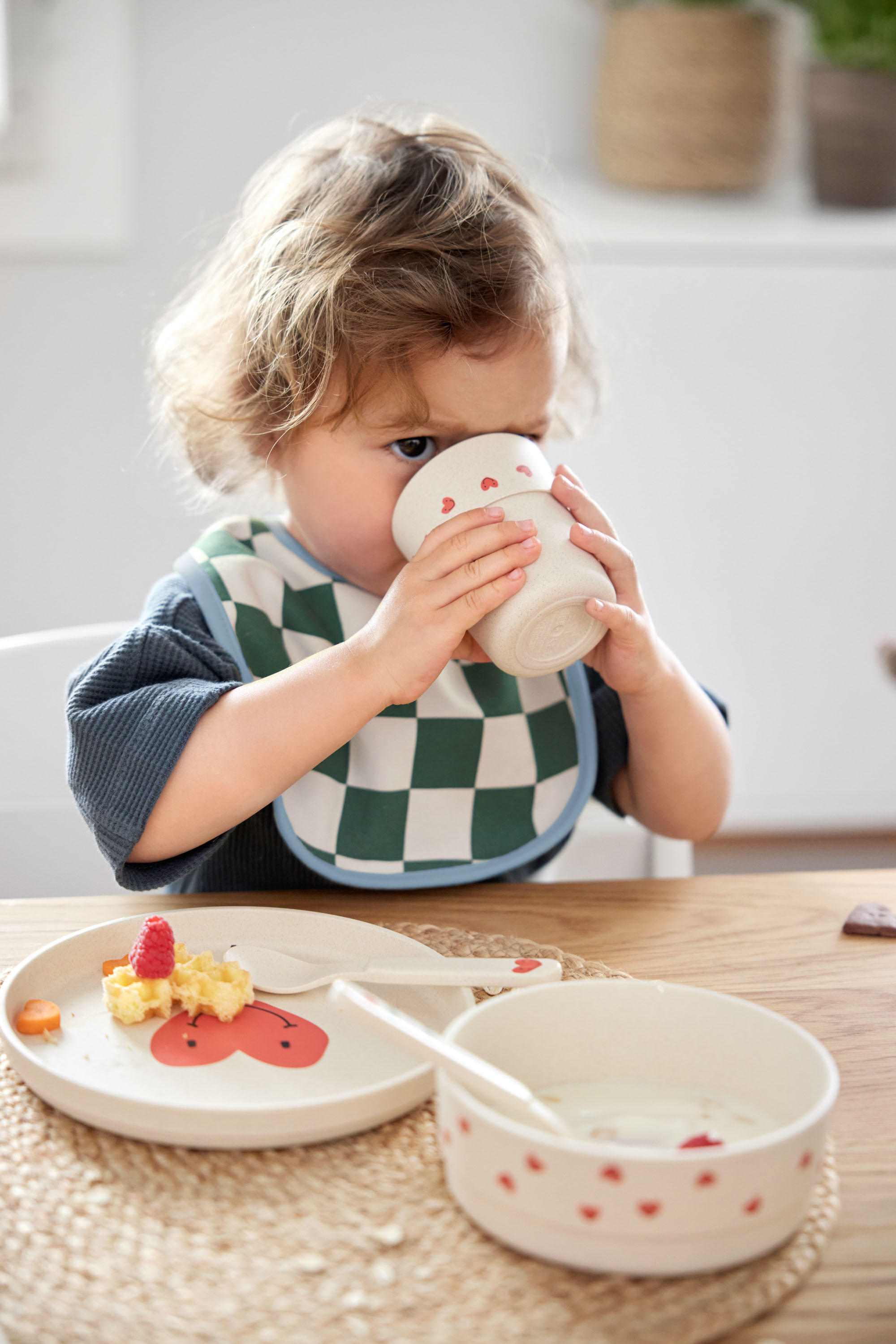 Lässig Plate PP/Cellulose Happy Rascals Heart - 8