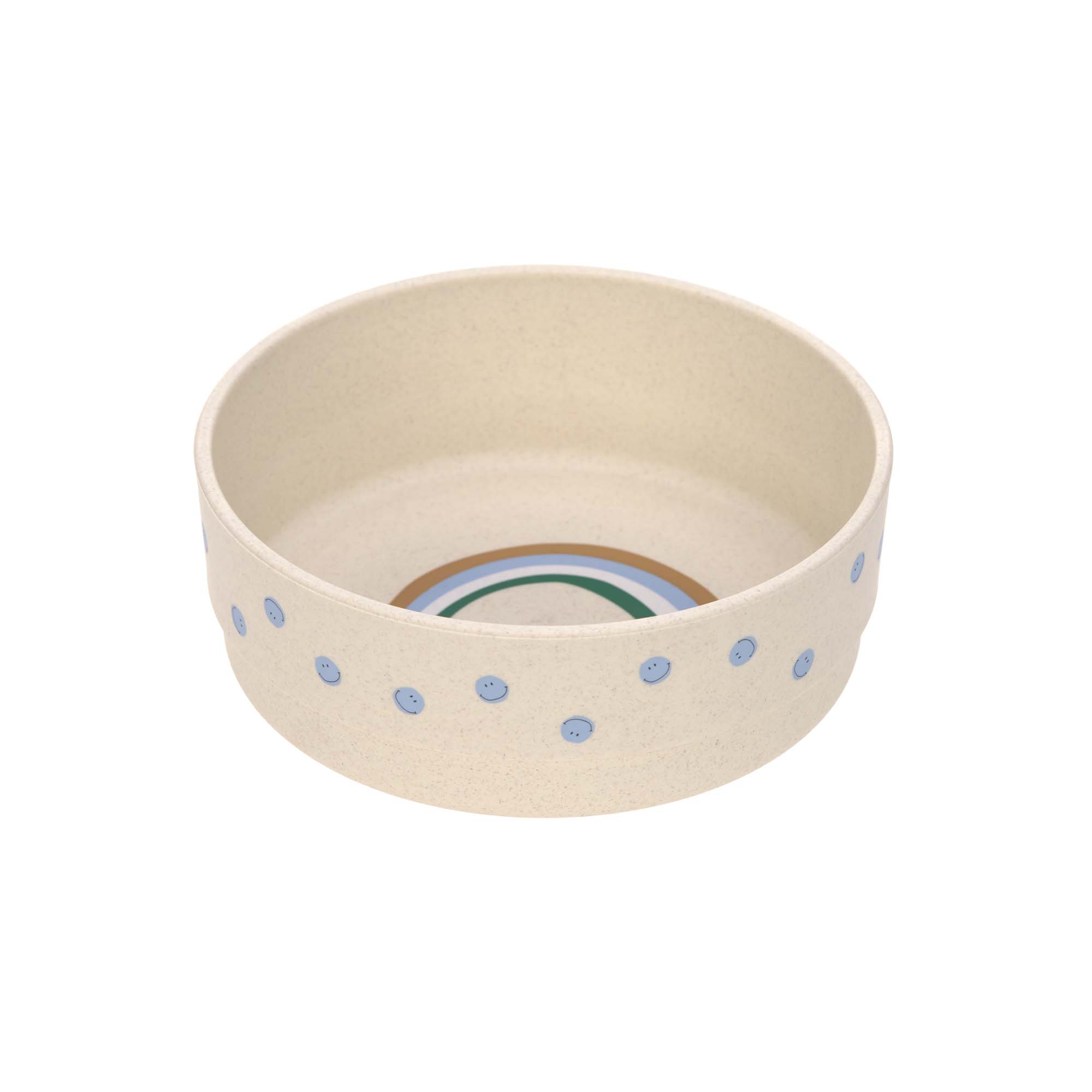 Lässig Bowl PP/Cellulose Happy Rascals Smile sky blue