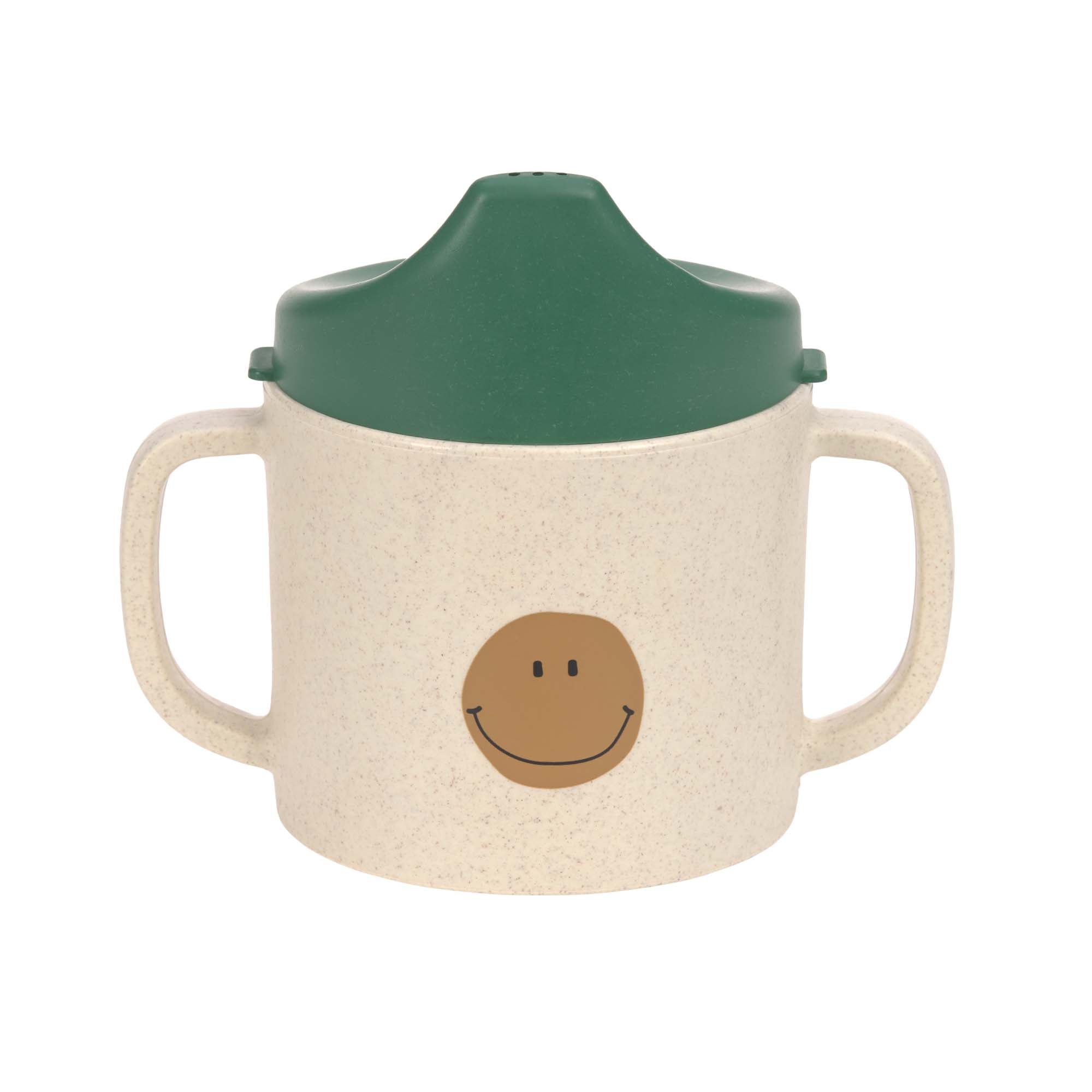 Lässig Sippy Cup PP/Cellulose Happy Rascals Smile green