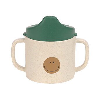Lässig Sippy Cup PP/Cellulose Happy Rascals Smile green