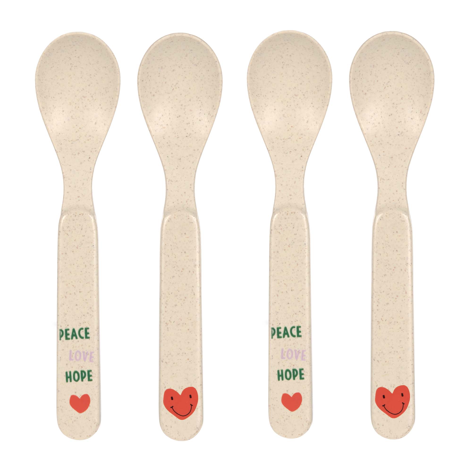 Lässig Spoon Set PP/Cellulose Happy Rascals Heart