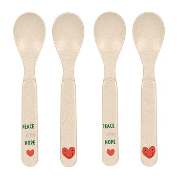 Lässig Spoon Set PP/Cellulose Happy Rascals Heart
