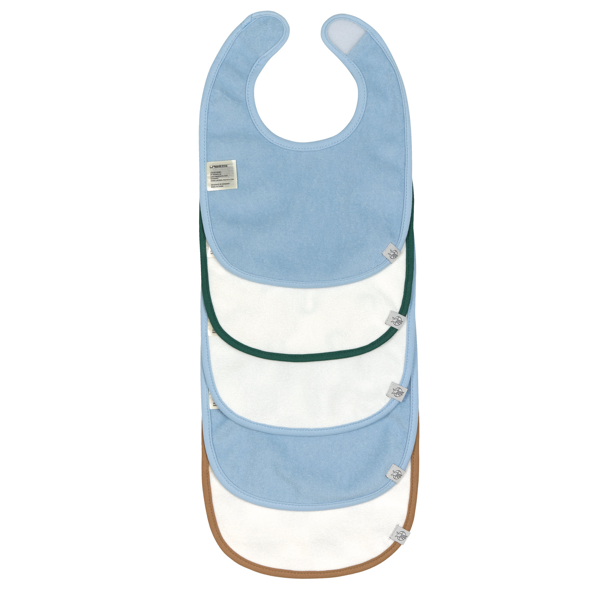 Lässig Value Pack Bib 5 pcs Happy Rascals Smile sky blue - 3