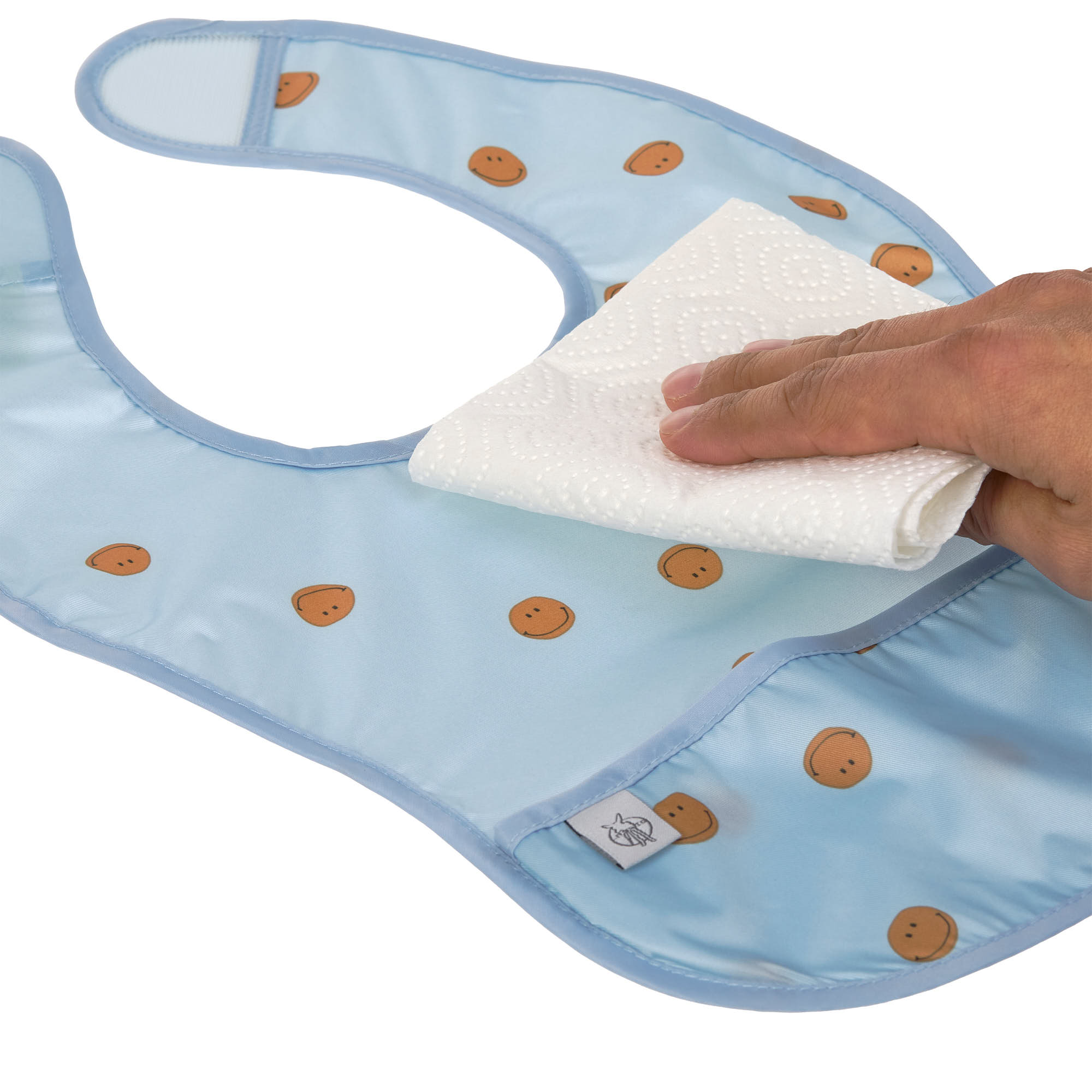 Lässig Lightweight Bib 2 pcs Happy Rascals Smile sky blue - 6