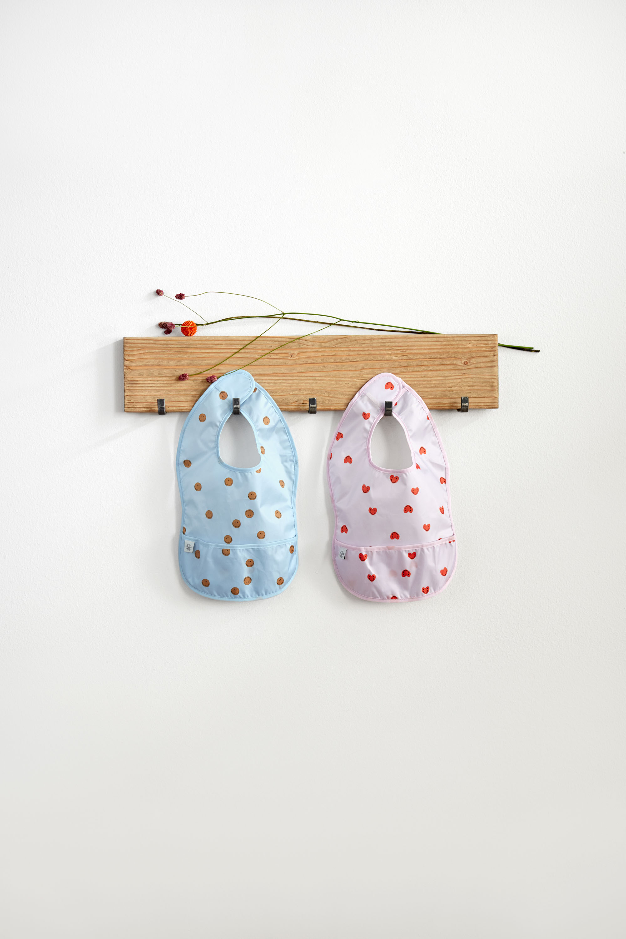 Lässig Lightweight Bib 2 pcs Happy Rascals Smile sky blue - 3