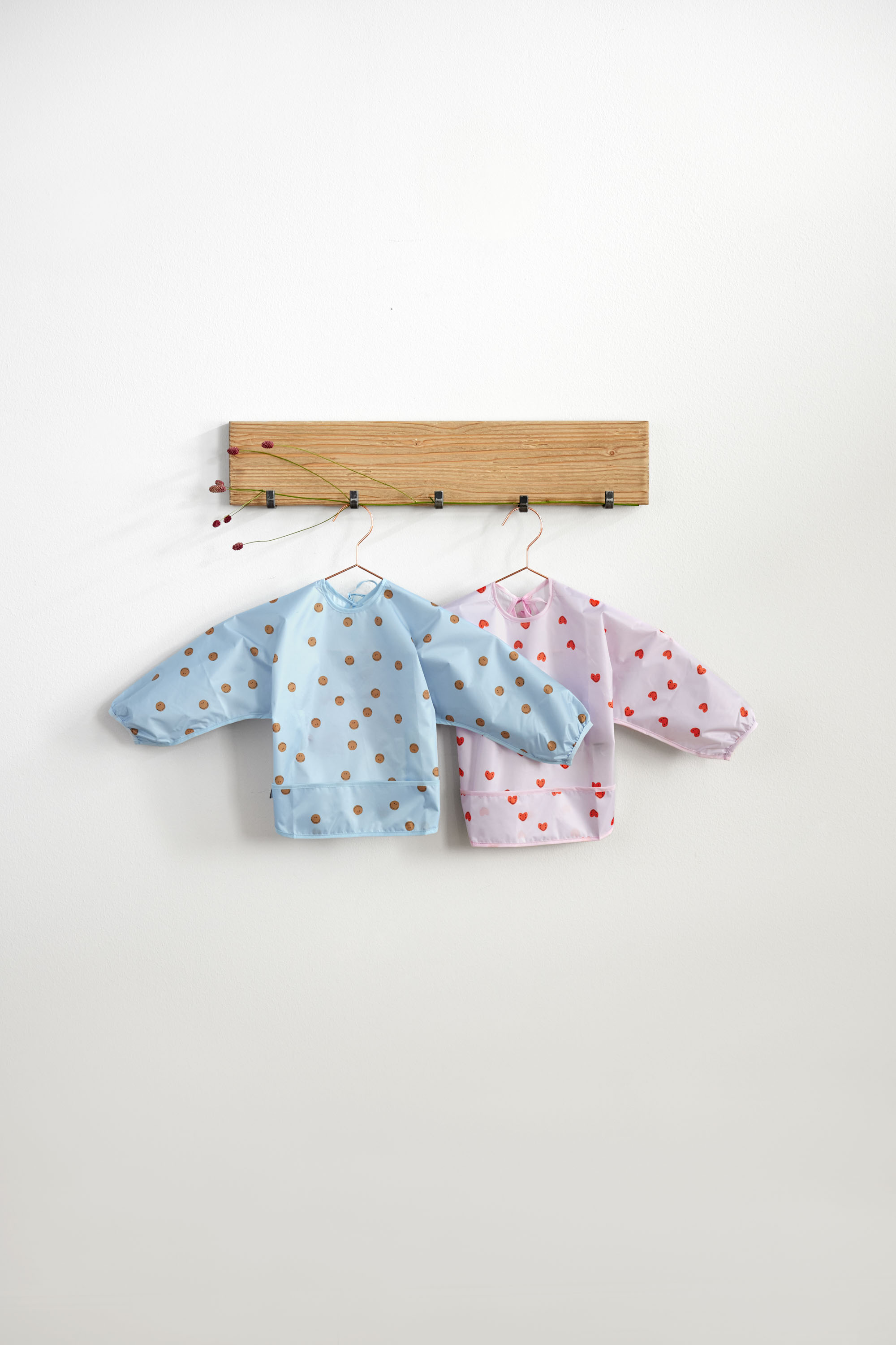 Lässig Long Sleeve Bib 2 pcs Happy Rascals Smile sky blue - 2