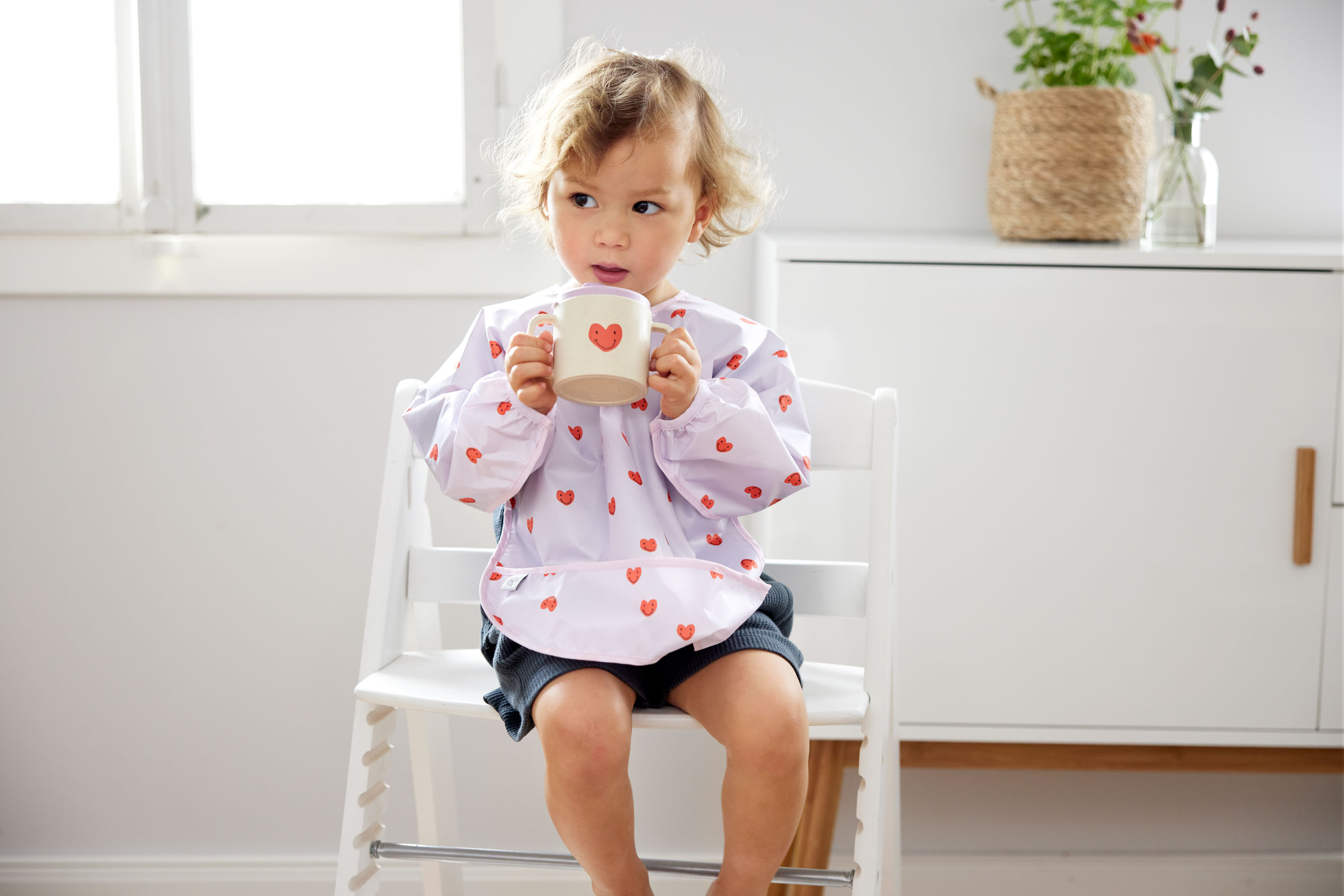 Lässig Long Sleeve Bib 2 pcs Happy Rascals Heart lavender - 3