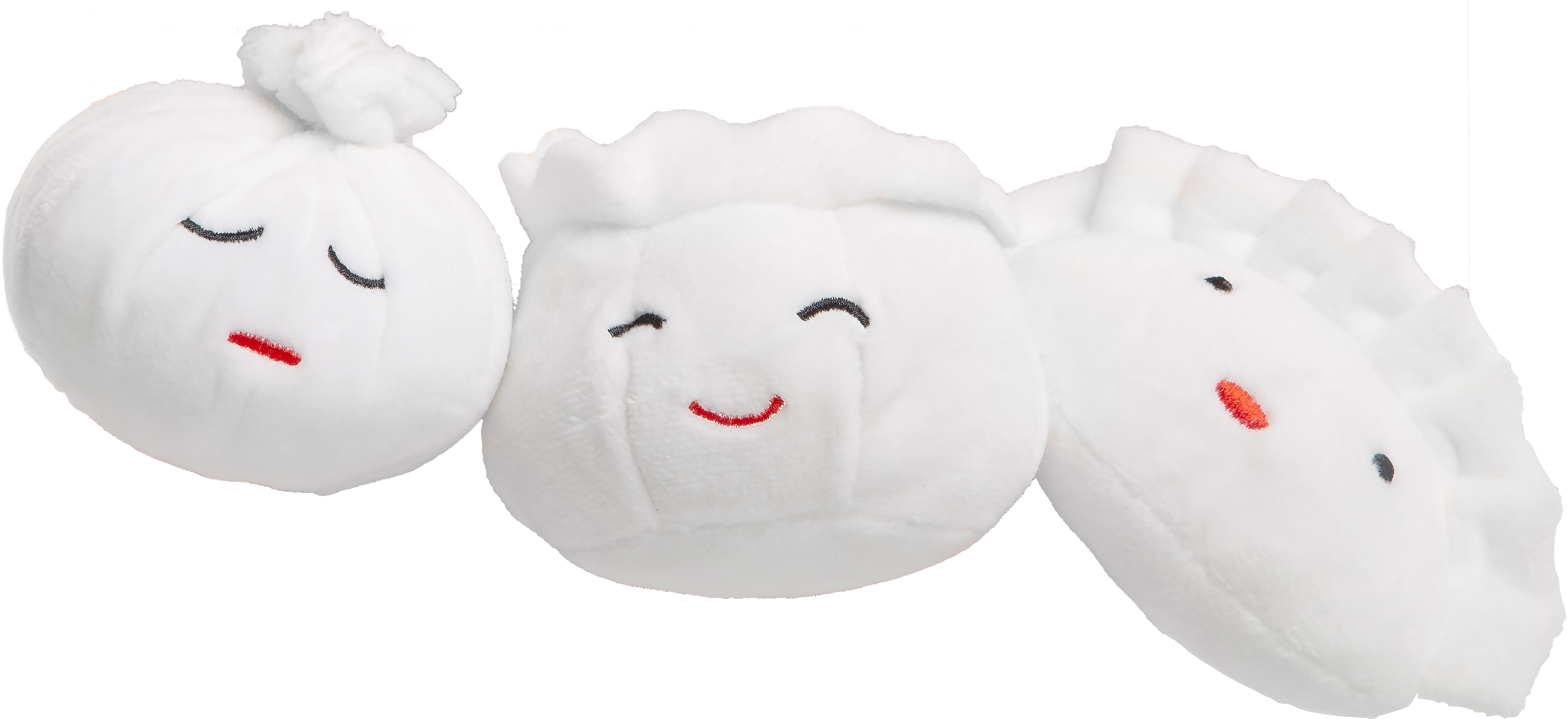Dim sum dumplings Dog toy set Multi