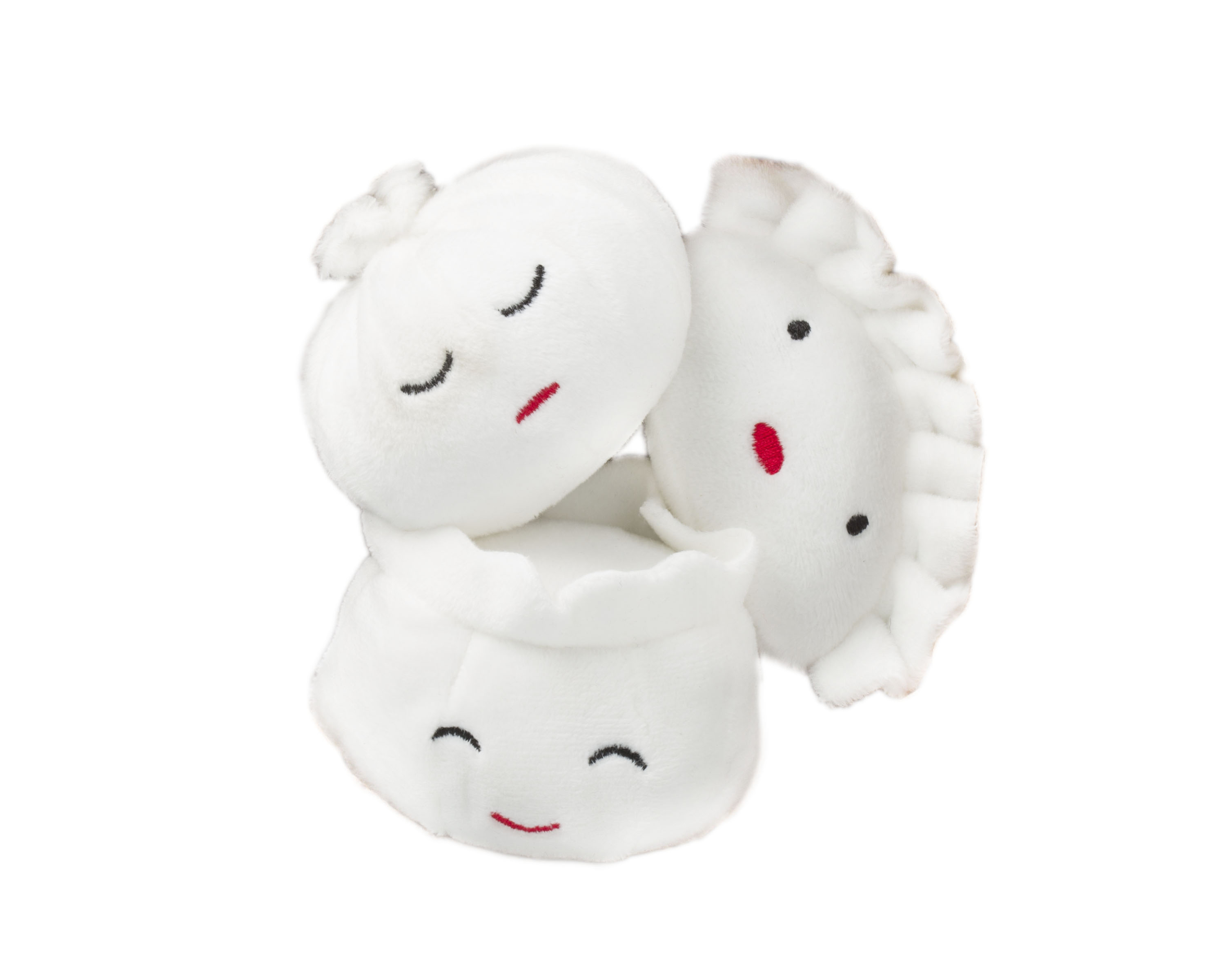 Dim sum dumplings Dog toy set Multi - 6