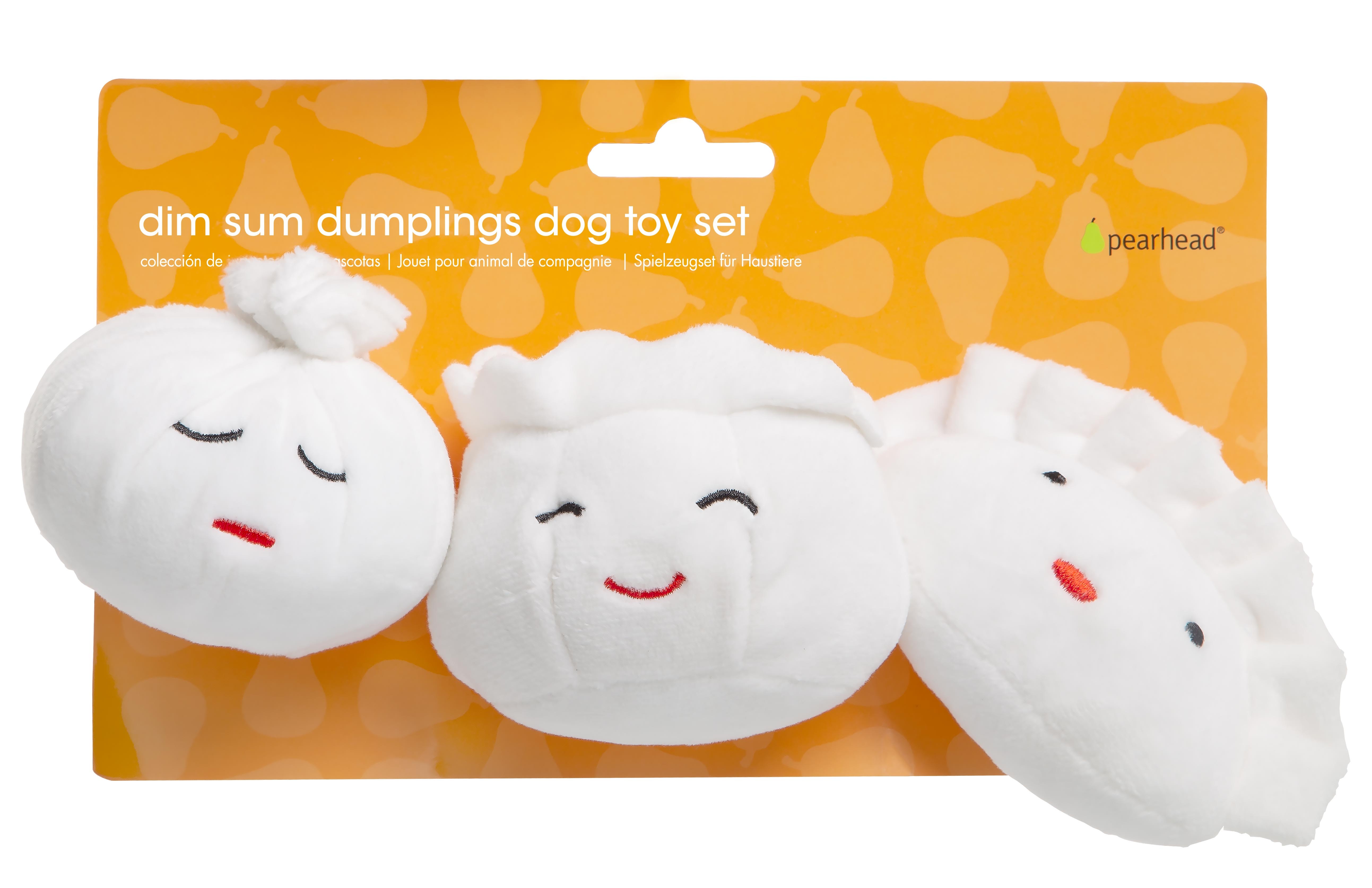 Dim sum dumplings Dog toy set Multi - 7
