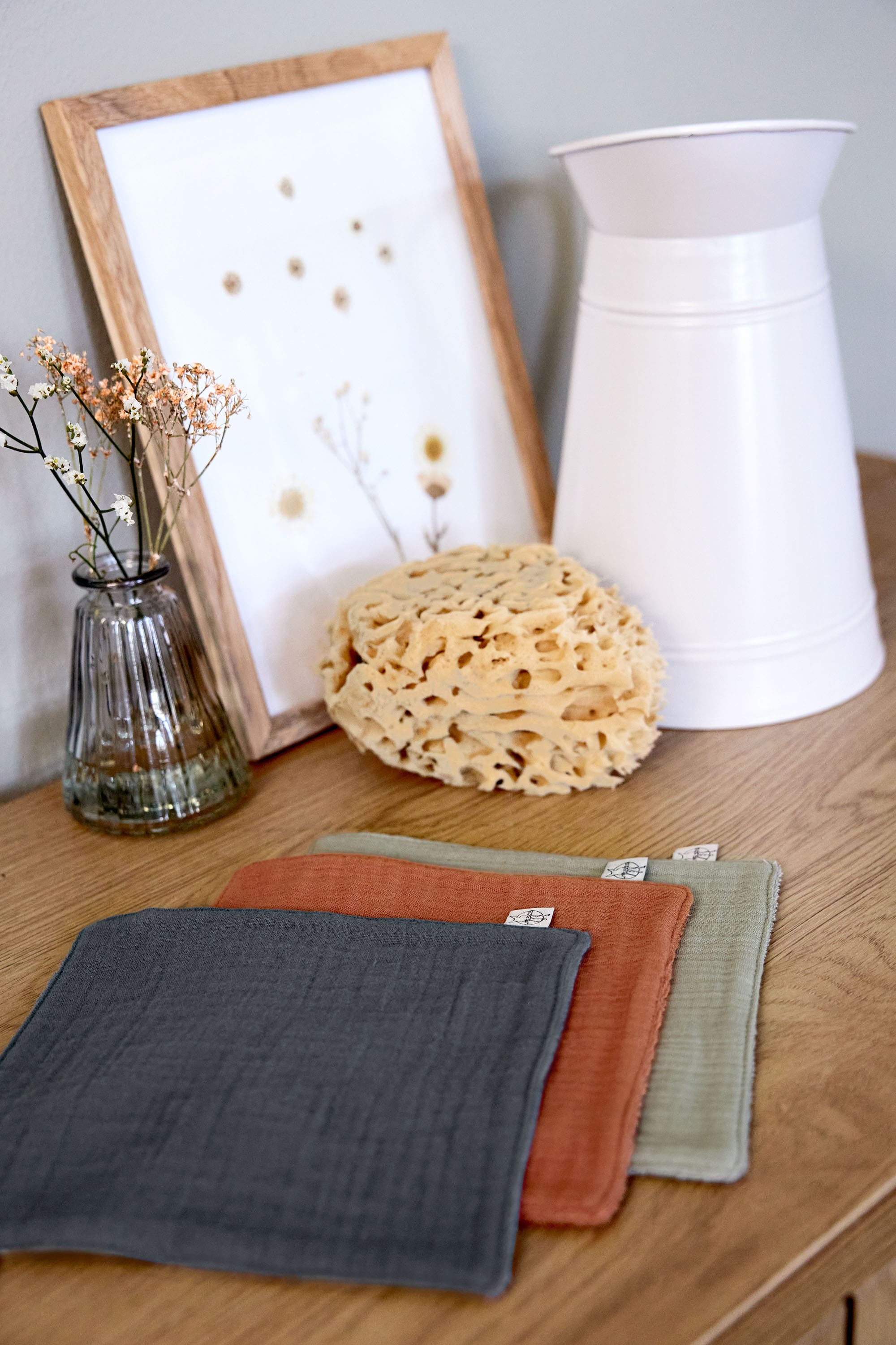 Lässig Muslin/Terry Washcloth 3 pcs GOTS - 3