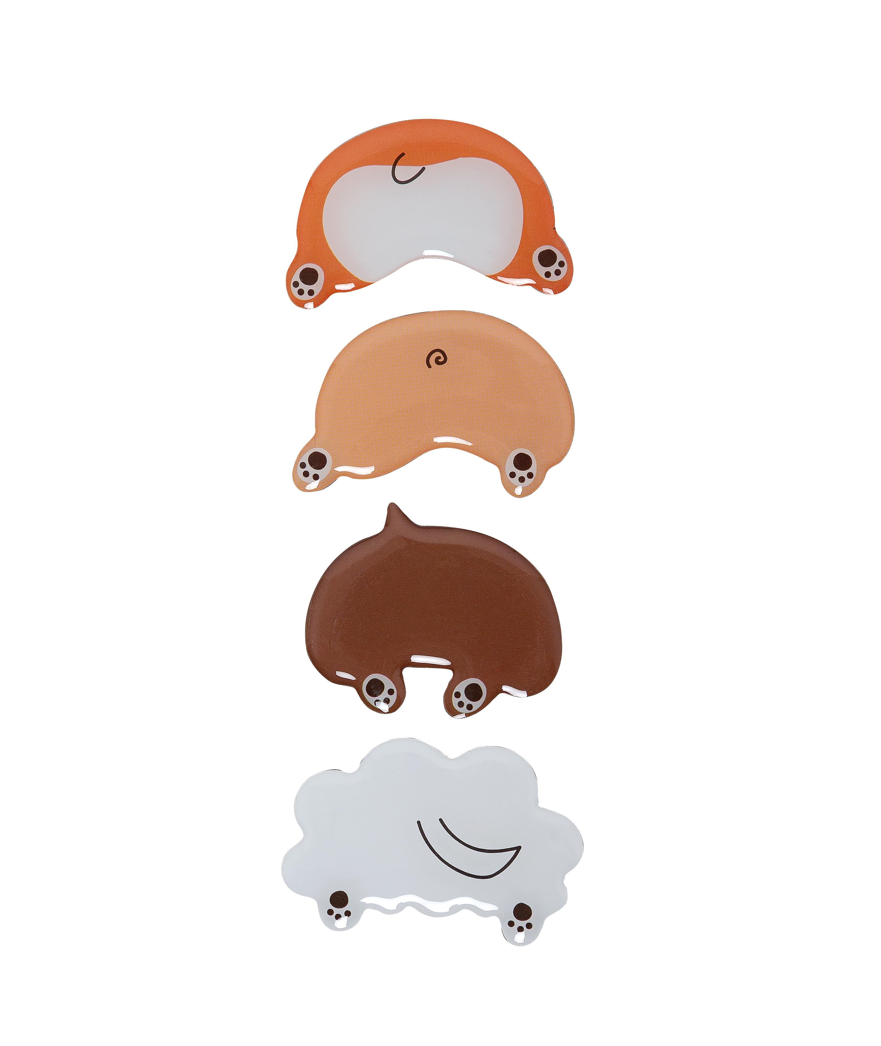 Dog Butt Magnets multi