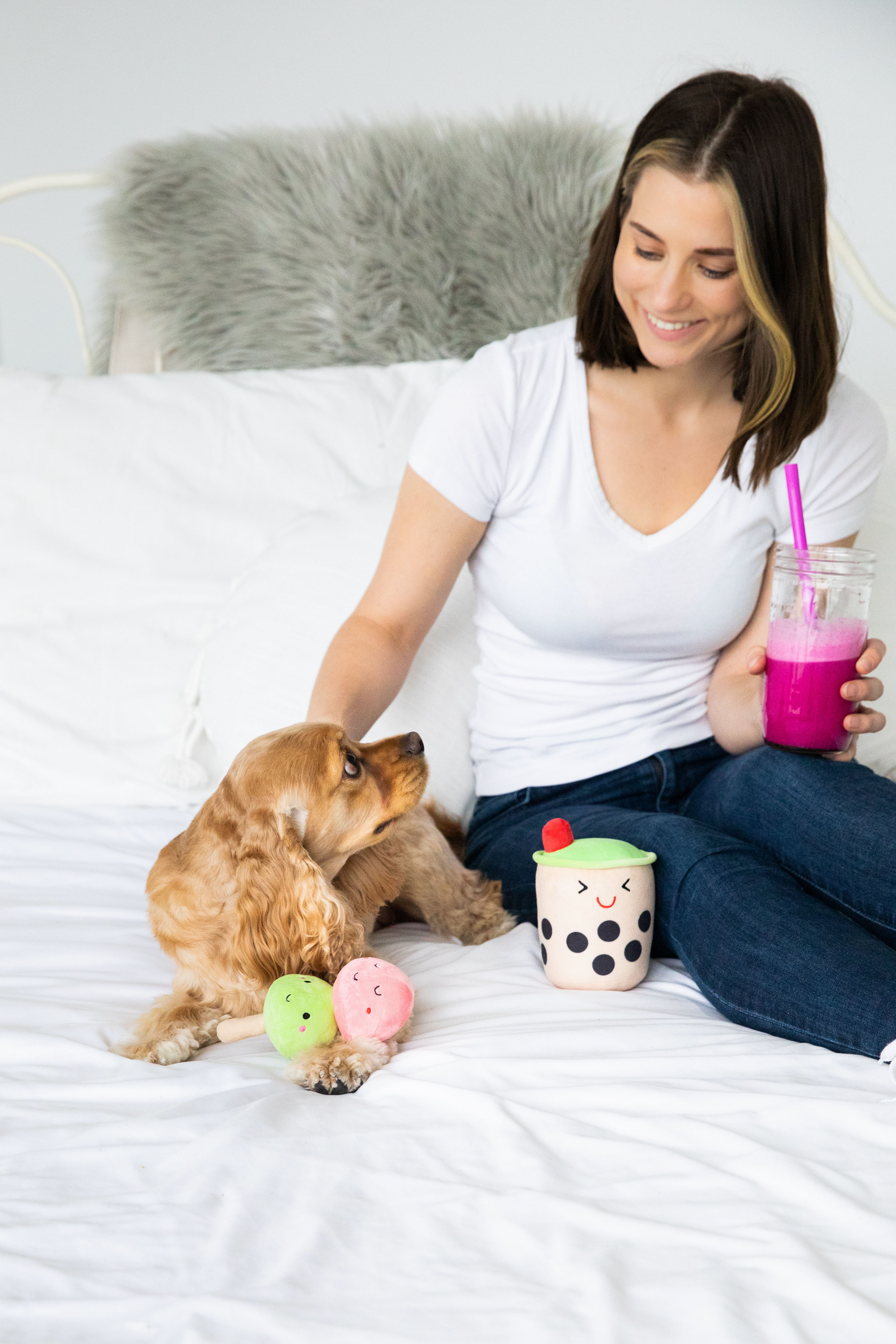 Bubble Tea Dog Toys Multi - 11