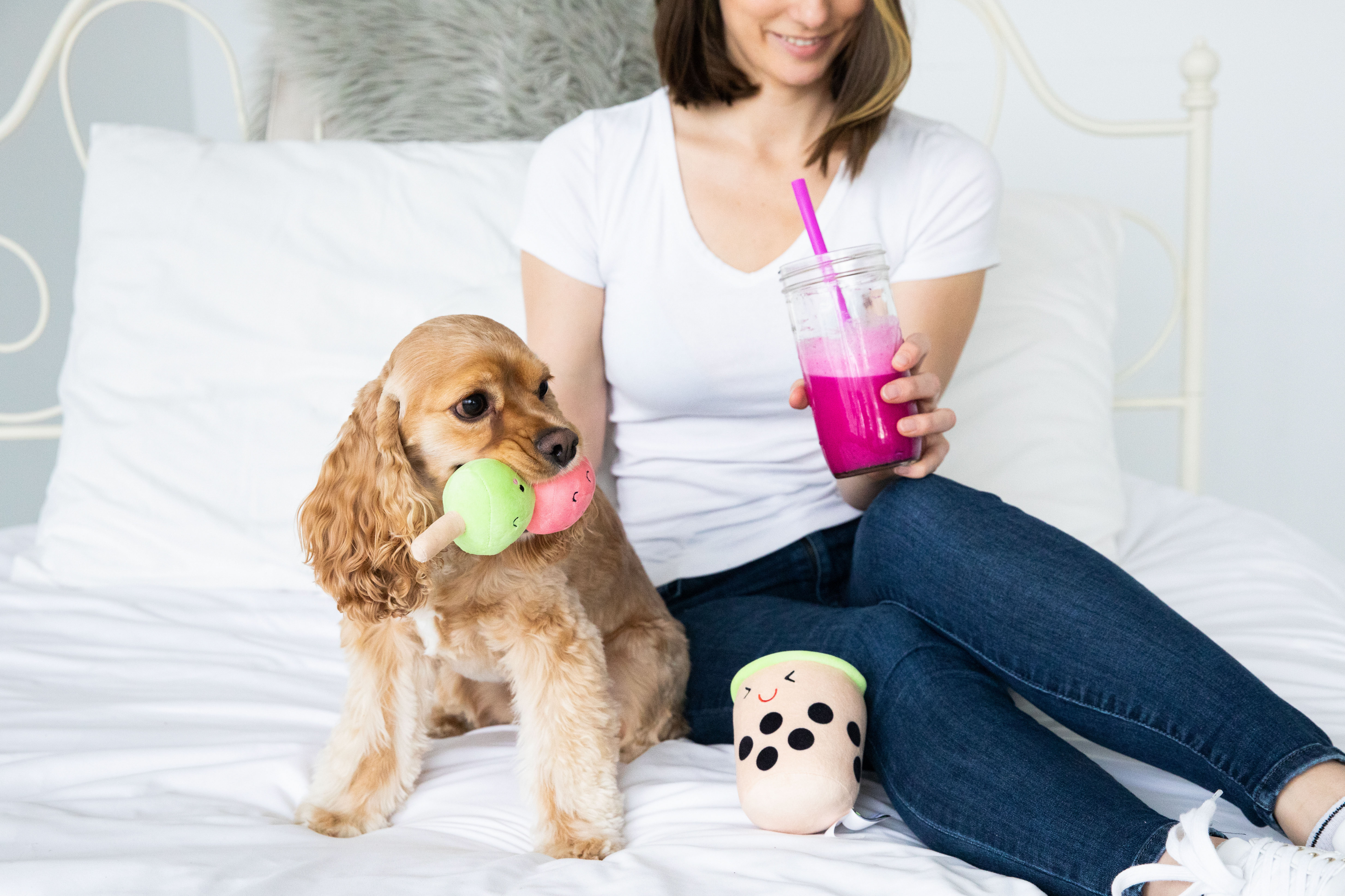 Bubble Tea Dog Toys Multi - 10