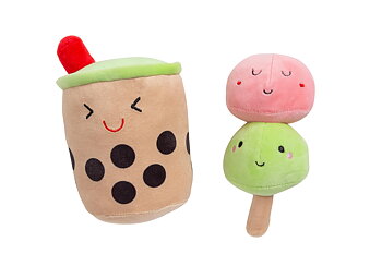 Bubble Tea Dog Toys Multi